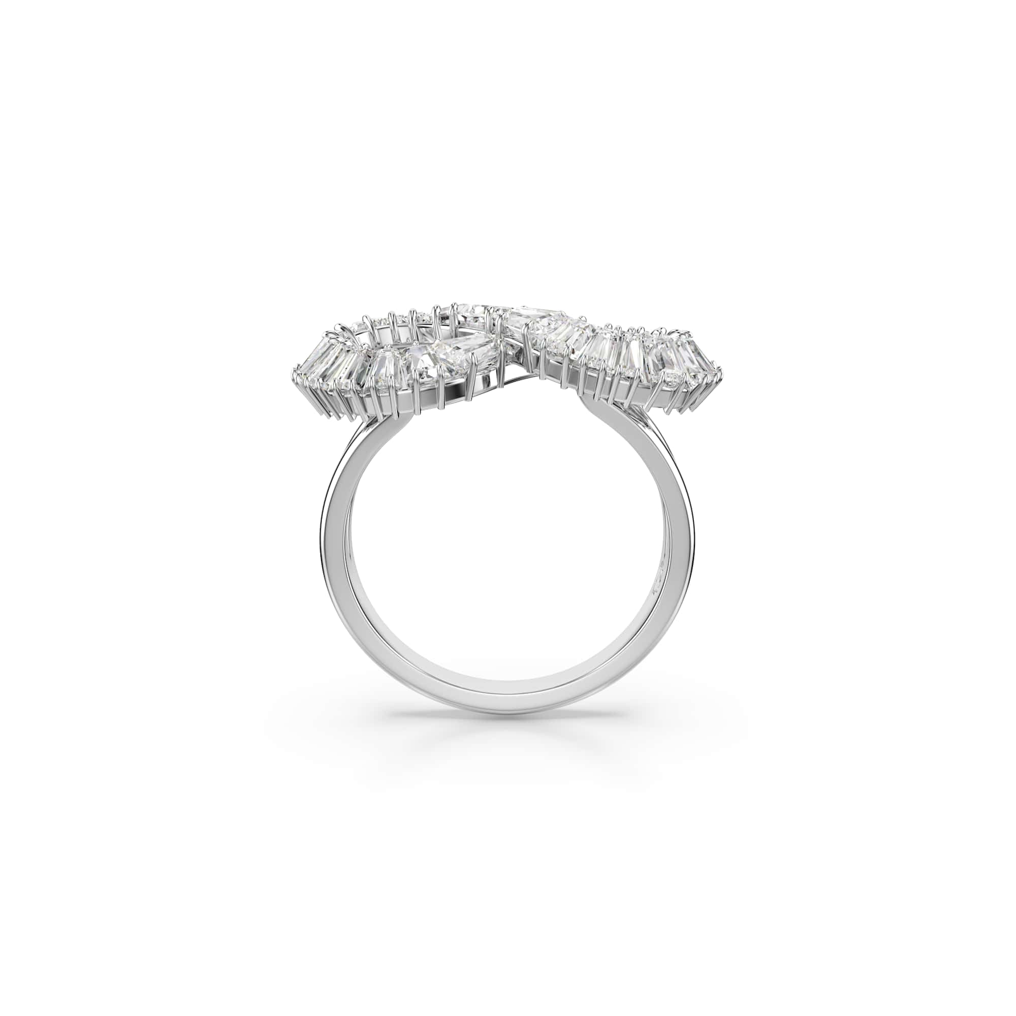 Swarovski Hyperbola Cocktail Ring - Infinity Design Elegant Crystal Jewelry for Women | Perfect for Parties, Weddings & Special Occasions