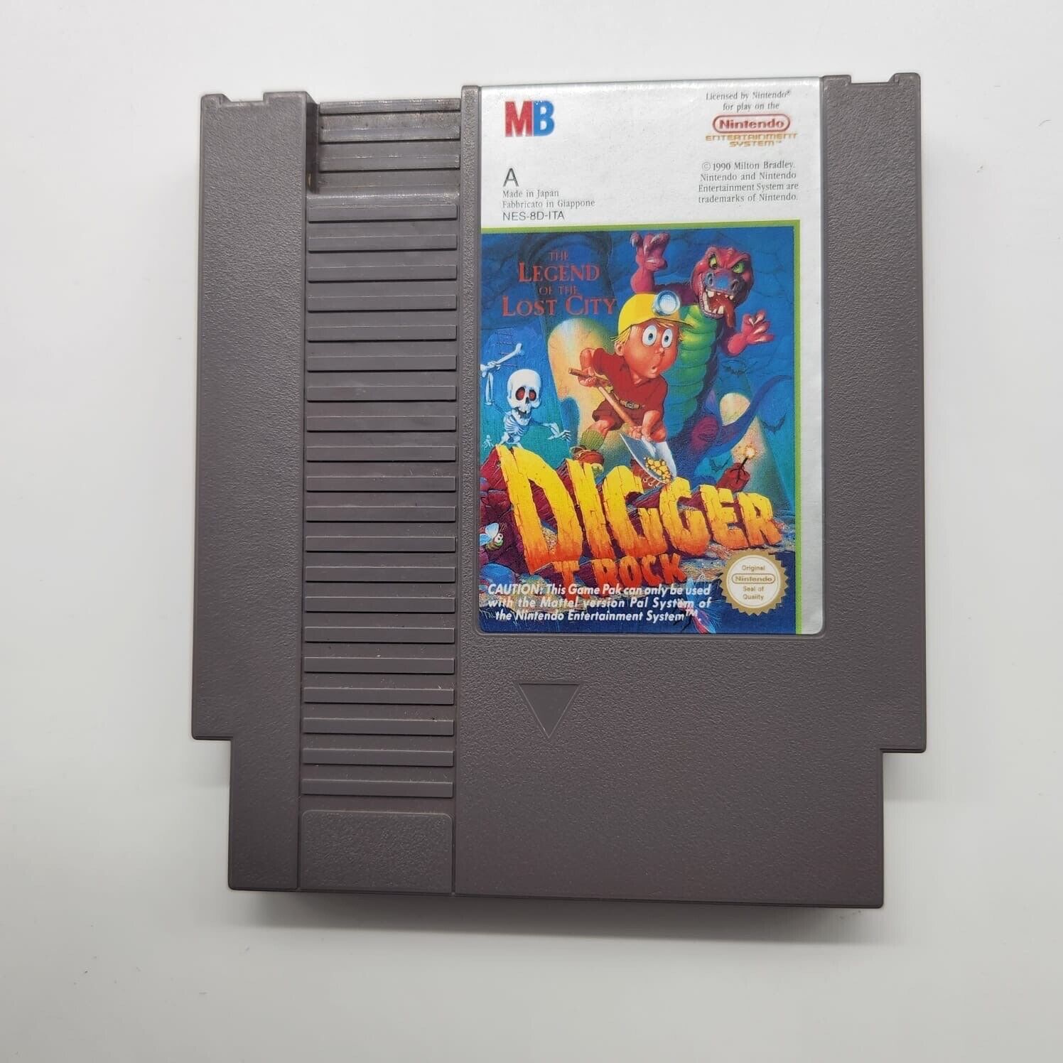 Digger T. Rock NES Game - Nintendo Entertainment System Retro Video Game - PAL Version with Original Box - Perfect for Classic Gaming Collectors & 80s Nostalgia Fans