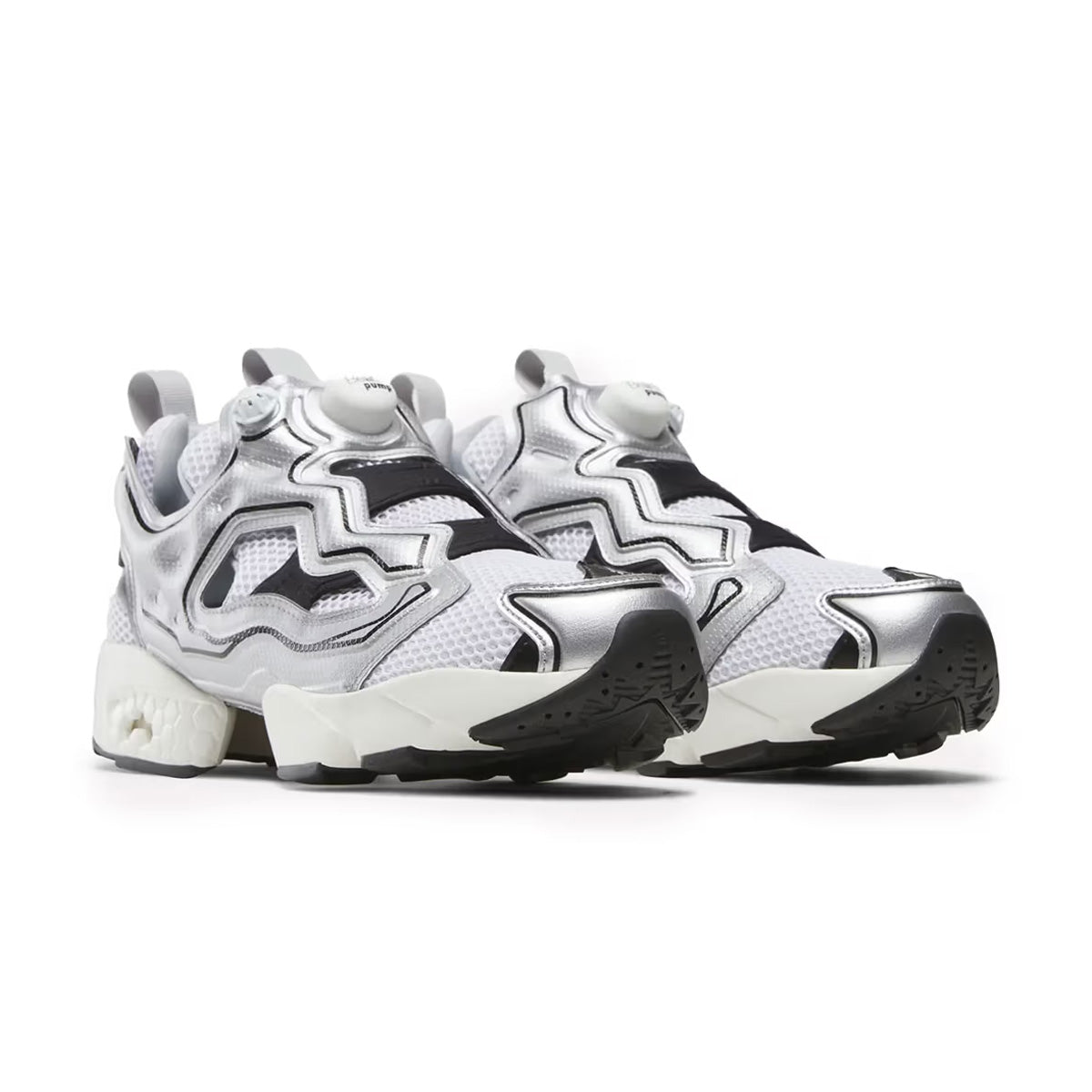 BEAMS x Reebok Instapump Fury '94 Retro Sneakers in Silver - Stylish & Comfortable for Running, Gym, and Casual Wear