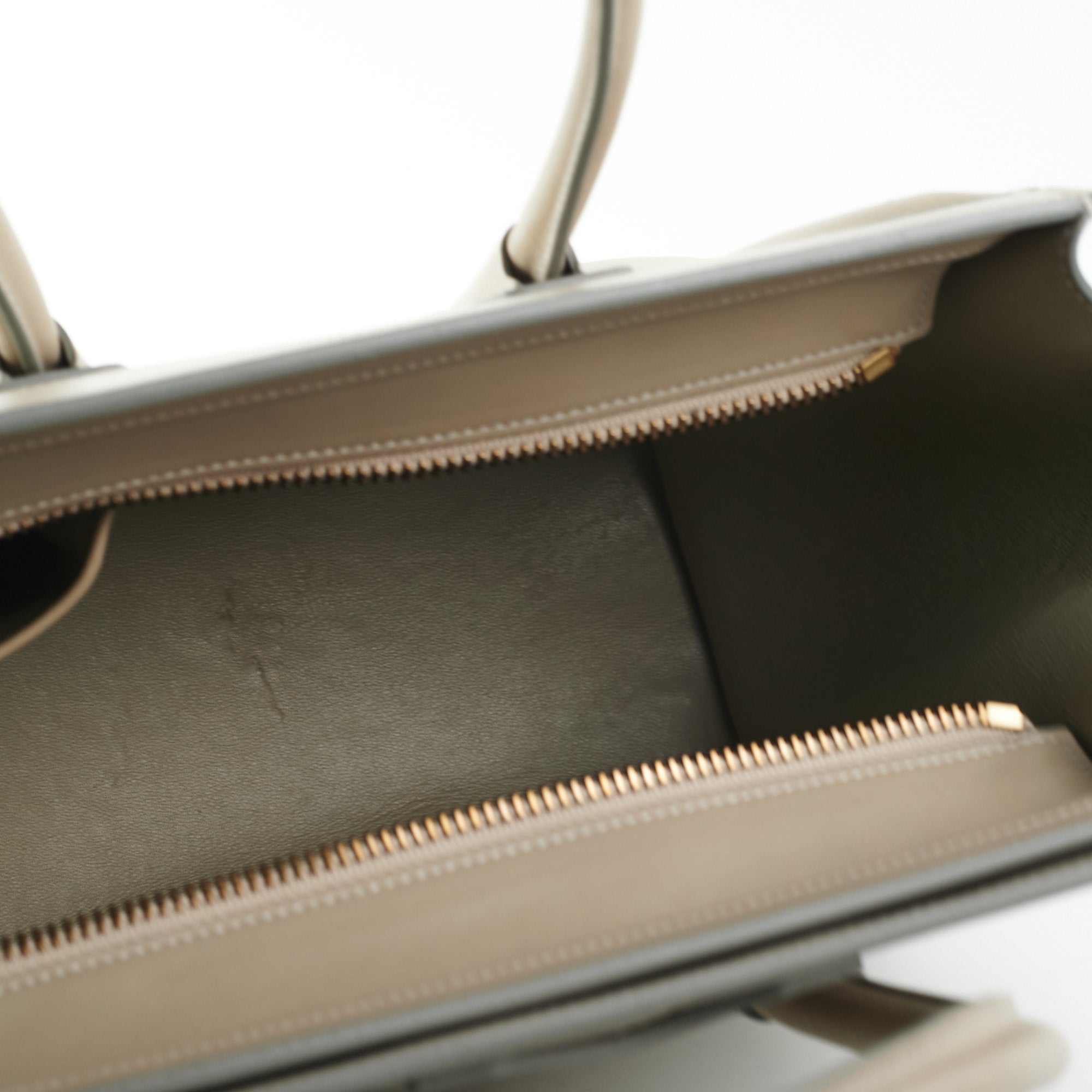 Celine Micro Luggage Bag in Grey | Premium Leather Crossbody Handbag for Women | Perfect for Work, Travel & Everyday Use