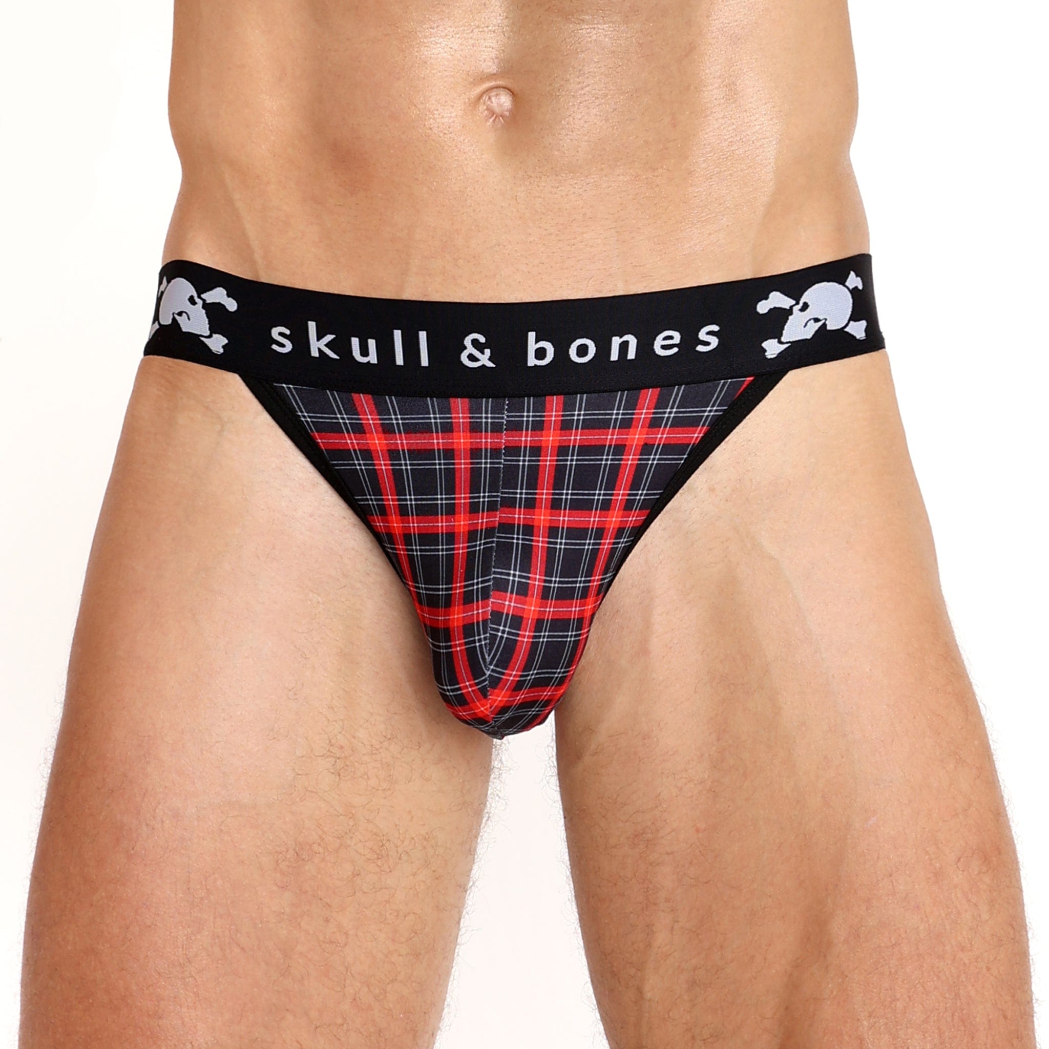 Tartan Plaid Sport Briefs for Men - Comfortable Cotton Underwear for Active Lifestyles - Perfect for Gym, Running & Everyday Wear