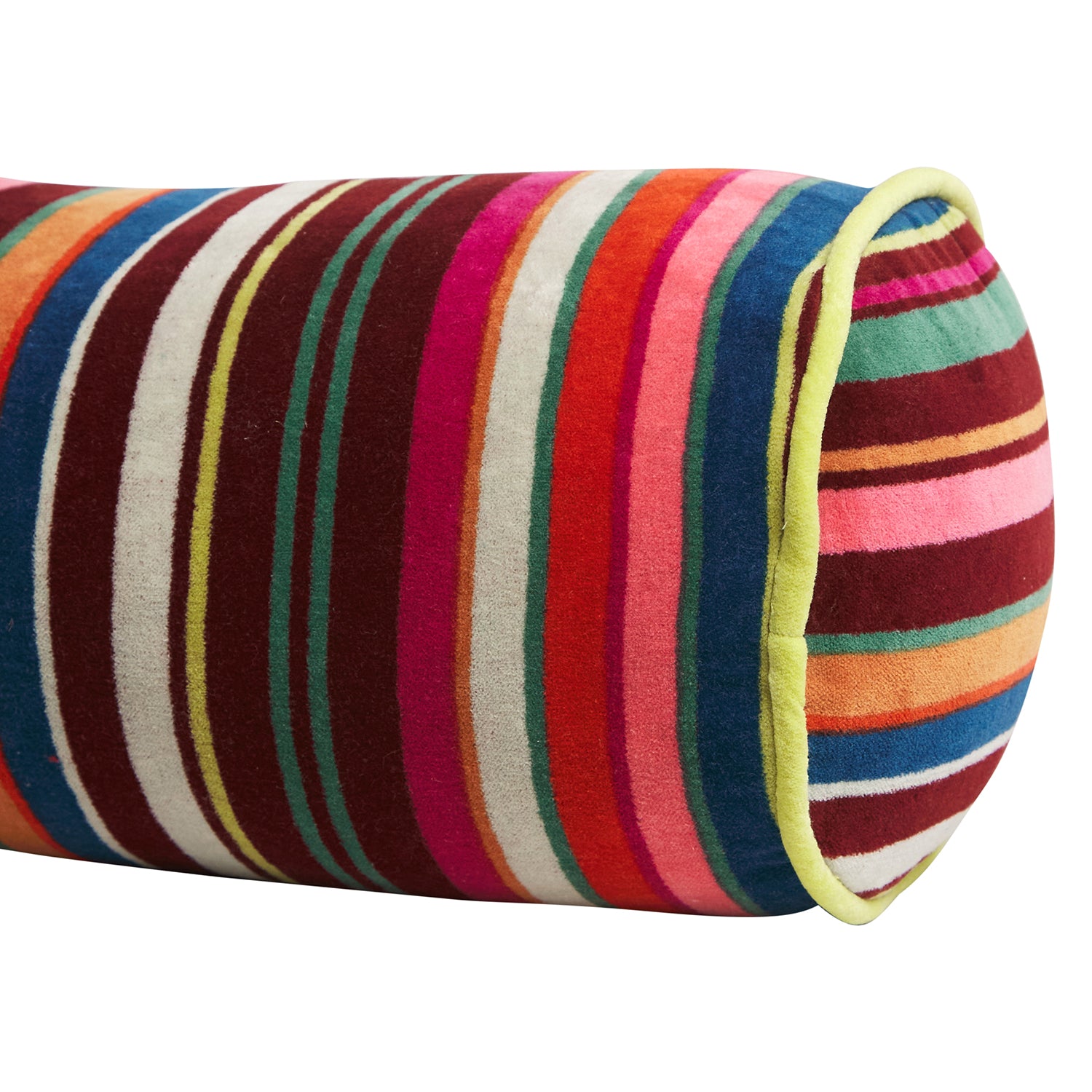 Corinne Velvet Bolster Pillow - Soft & Luxurious Velvet Cushion for Sofa, Bed, or Floor - Perfect for Home Decor, Lounging, and Relaxation