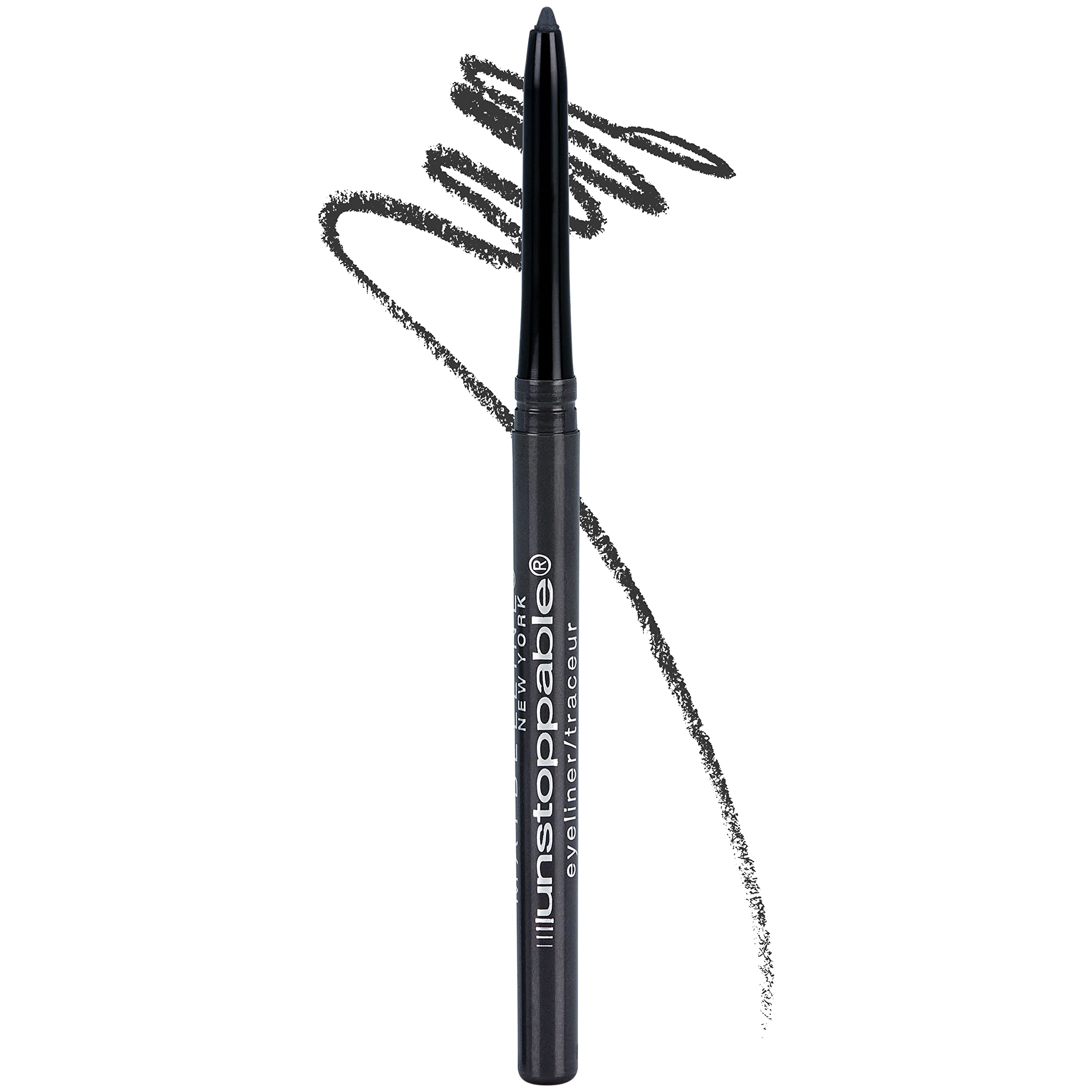 Maybelline New York Unstoppable Mechanical Eyeliner Pencil - Smudge-Proof & Long-Lasting - Pewter Gray (0.01 oz) - Perfect for Day to Night Makeup Looks