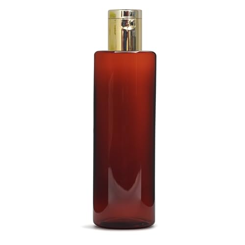 Amber Bottles with Fliptop Cap