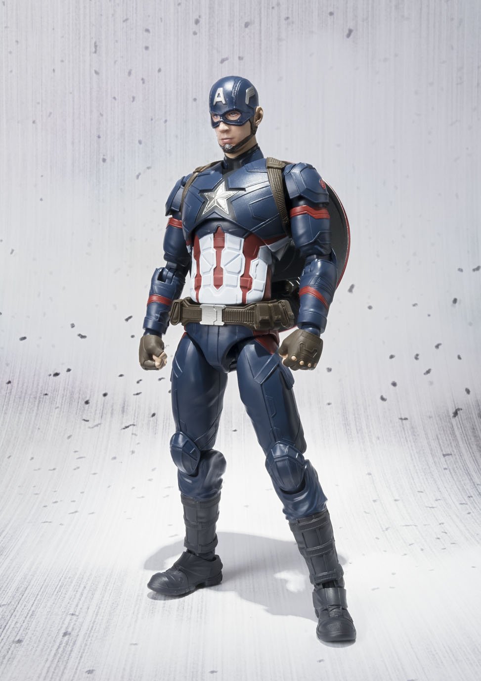 S.H. Figuarts Captain America Action Figure - Marvel Civil War Collectible Toy for Display & Cosplay