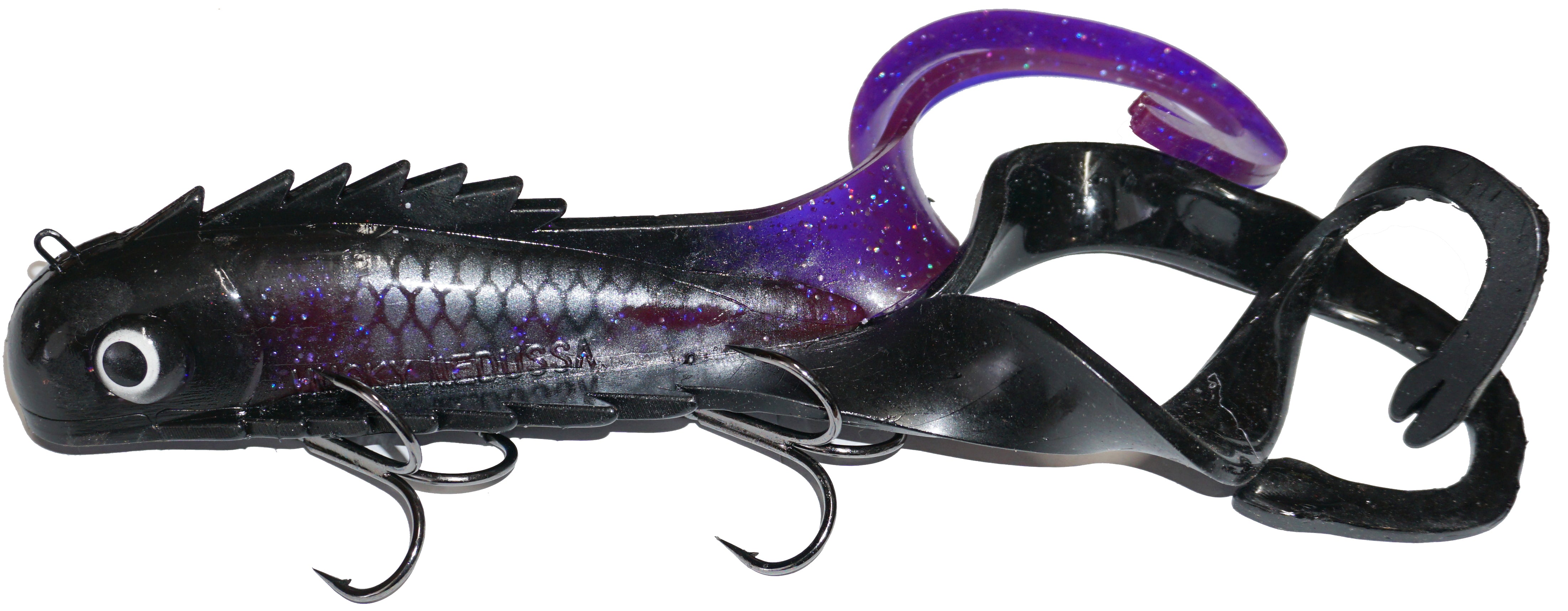 Chaos Tackle Medussa Fishing Lure - Premium Soft Plastic Bait for Bass, Trout, and Walleye - Ideal for Freshwater and Saltwater Fishing Adventures