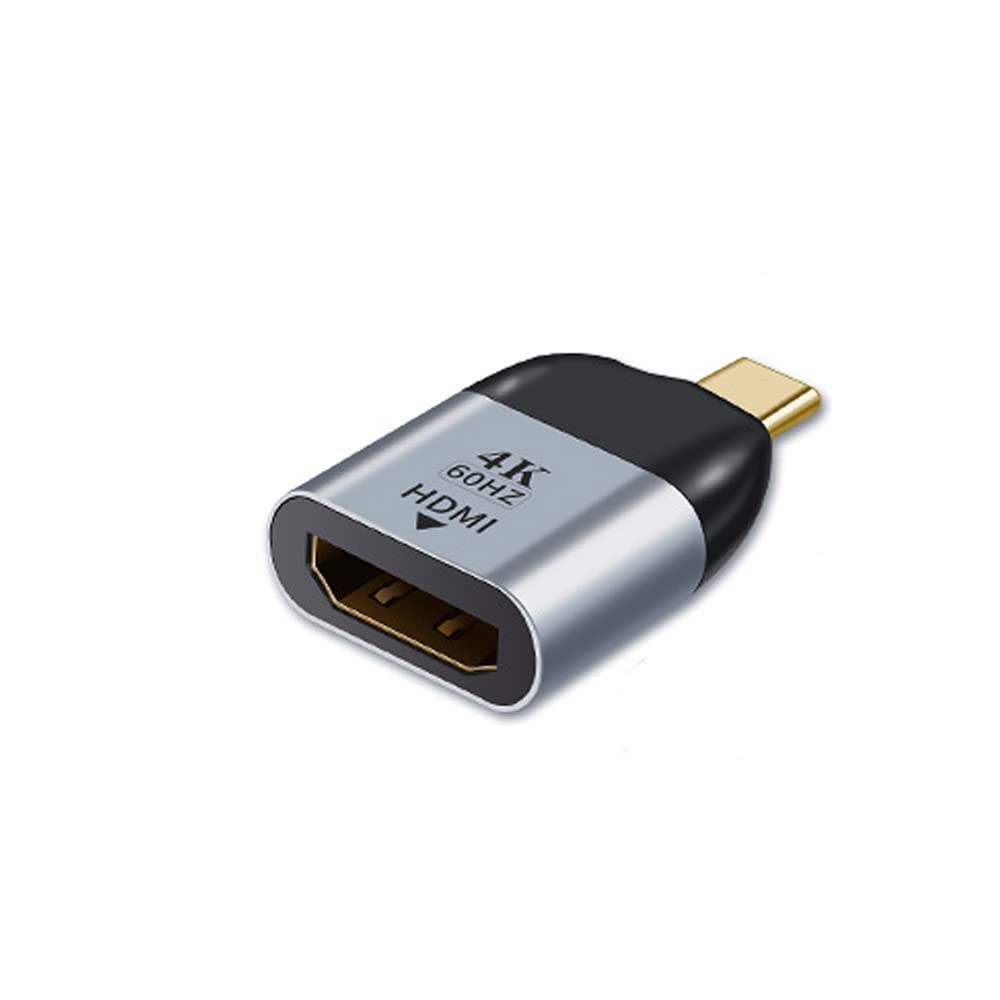 4K 60Hz USB C to HDMI Adapter - Type C Male to HDMI 2.0 Female Converter for MacBook Pro/Air, iPad Pro, Pixelbook, XPS, Galaxy - Portable Design for Home Office, Business Presentations & Entertainment