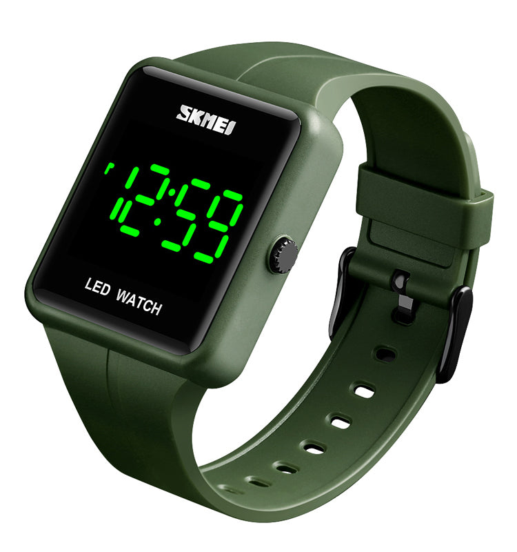 LED Digital Watch 1541 - Waterproof Sports Watch with Alarm, Stopwatch & Backlight for Men, Women - Perfect for Running, Hiking, Gym & Outdoor Activities