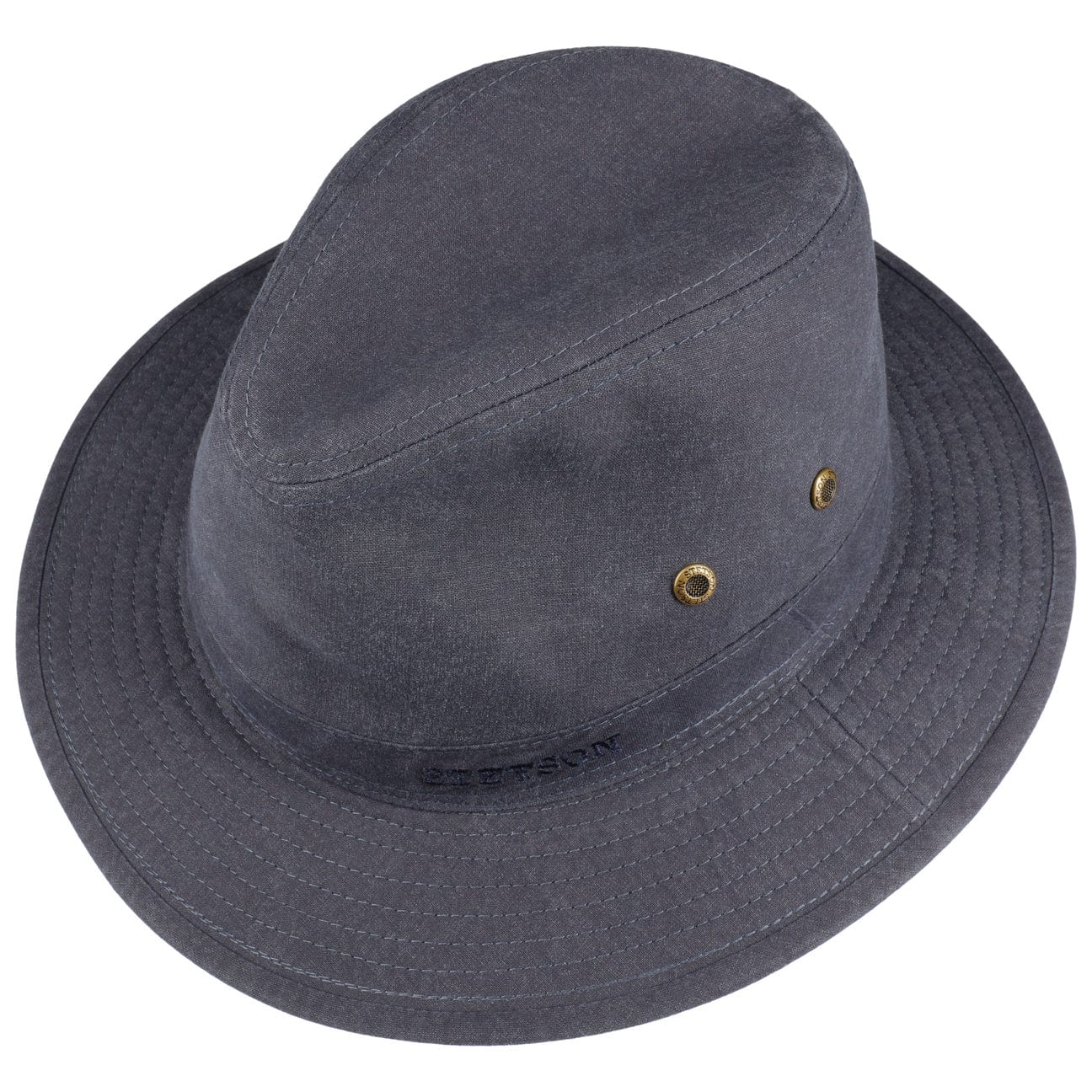 Stetson Organic Cotton Traveler Hat for Men & Women - Breathable Sun Protection for Outdoor Adventures, Hiking, and Beach Vacations