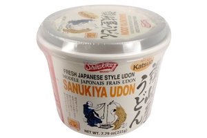 Shirakiku Katsuo Udon Cup - 221g (3 Pack) | Instant Japanese Noodle Soup | Quick & Easy Meal for Office, College, or Late-Night Snack