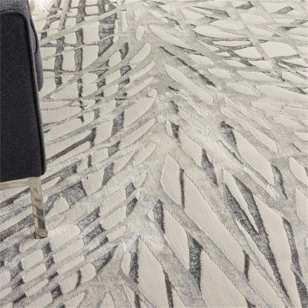 Nourison Rustic Textures Ivory/Grey 7'10