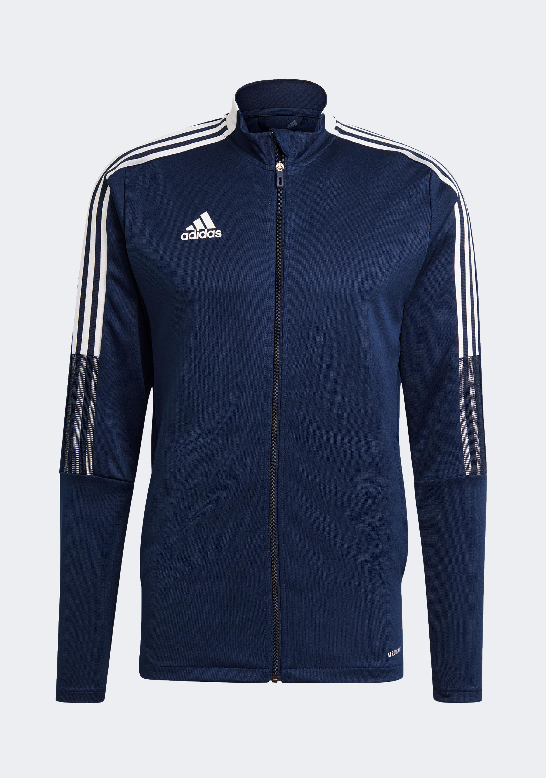 **Adidas Men's Tiro 21 Training Jacket - Navy Blue - Lightweight & Breathable for Soccer, Running & Gym Workouts**