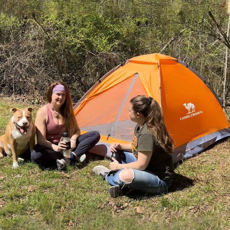 CAMEL CROWN 2-5 Person Camping Tent - Waterproof & Lightweight for Hiking, Backpacking, Outdoor Adventures