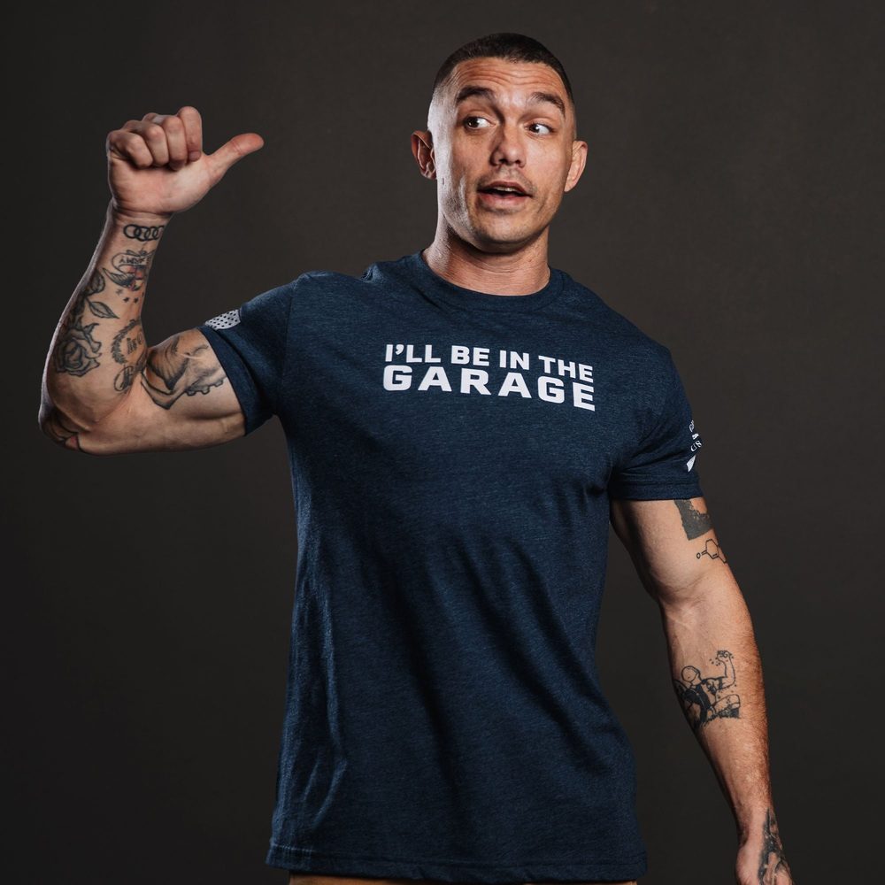 Funny Garage T-Shirt for Men & Women - Midnight Navy - Perfect for Car Enthusiasts & DIY Lovers