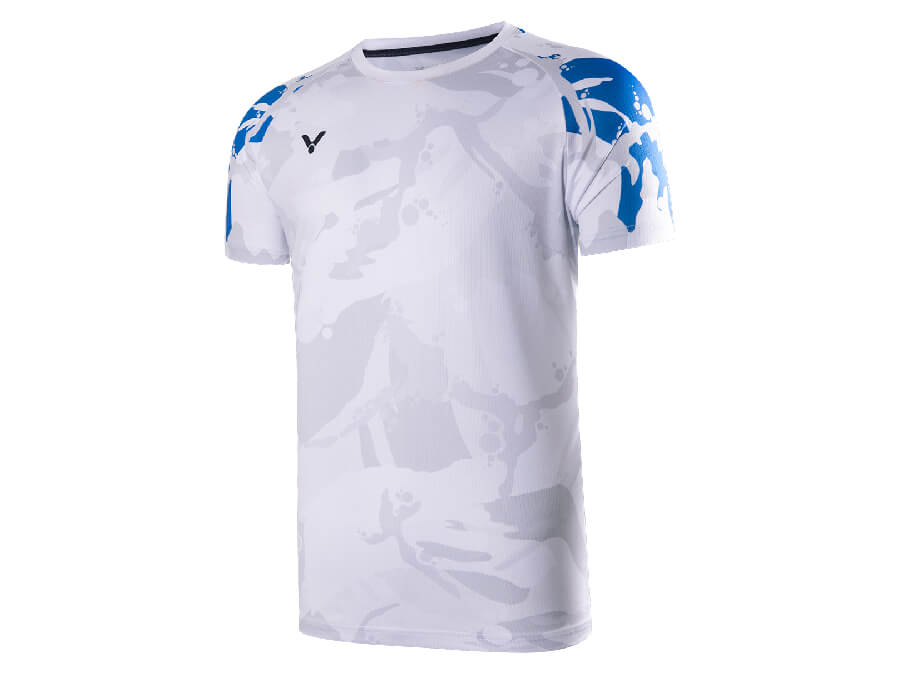 Victor T-40017M Men's Badminton Shirt - Breathable Quick-Dry Sports Top for Badminton & Tennis - Perfect for Tournaments & Casual Play