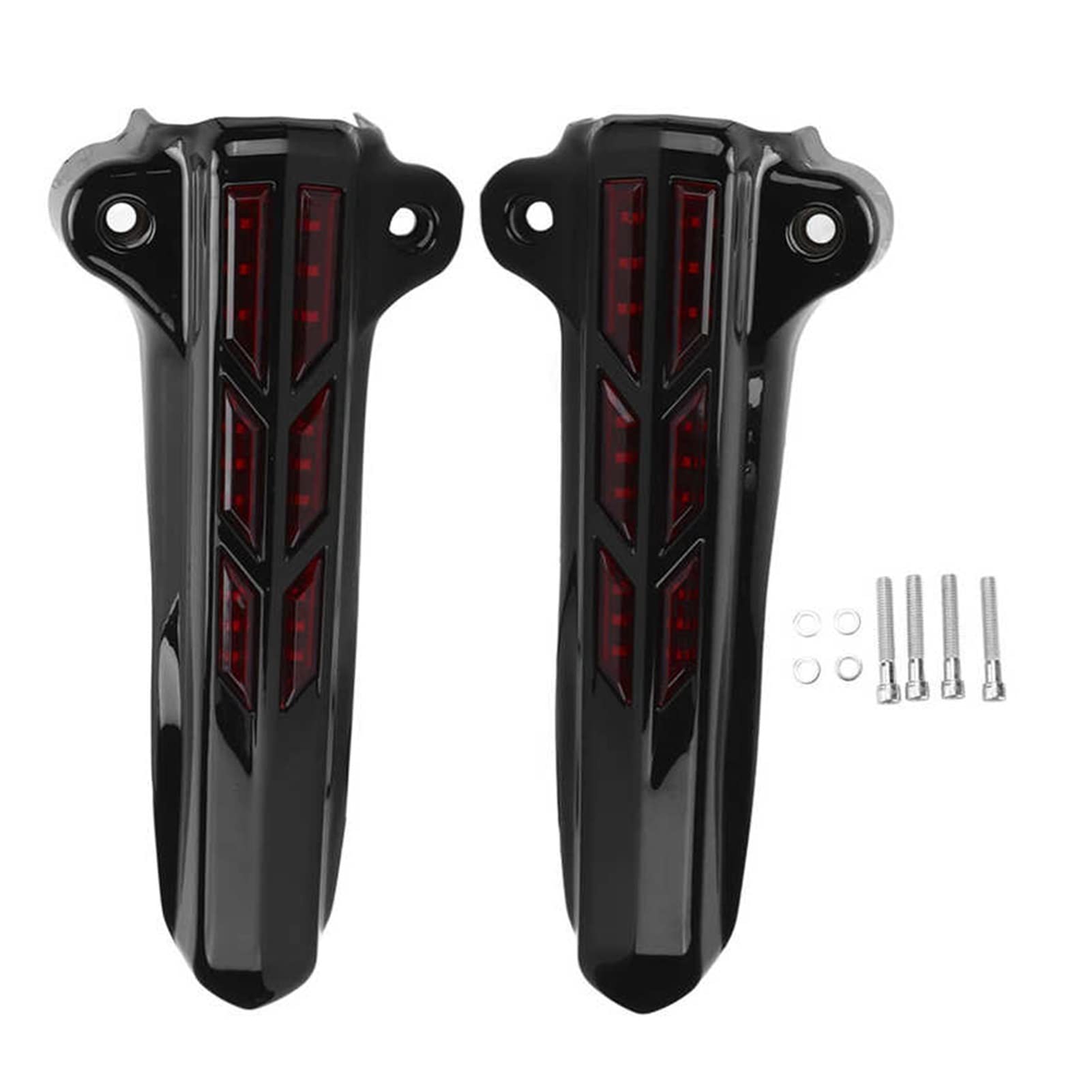 Motorcycle Front Fork Slider LED Light - Durable Corrosion Resistant Lower Fork Leg Cover for Road & Street Bikes - Replacement for EFI Models - Perfect for Night Riding & Enhanced Visibility