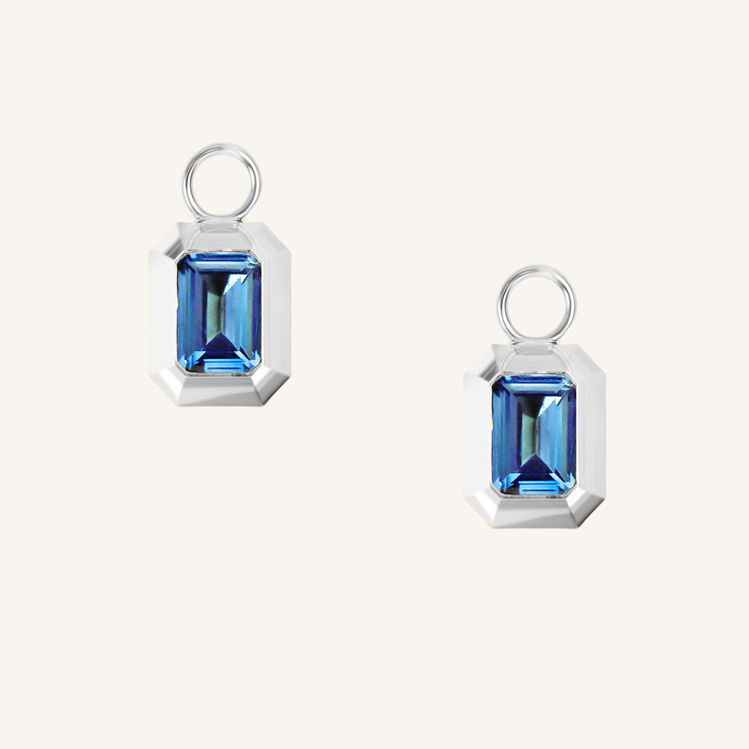 Royale Hoop Charm Earrings Set of 2 - 14K Gold Plated Dainty Hoops for Women - Perfect for Everyday Wear, Parties & Gifts