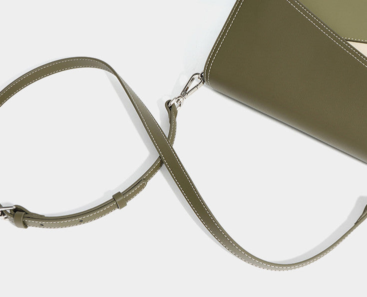 Modern Geometric Colorblock Crossbody Bag for Women - Stylish & Trendy Shoulder Purse for Work, Travel & Everyday Use