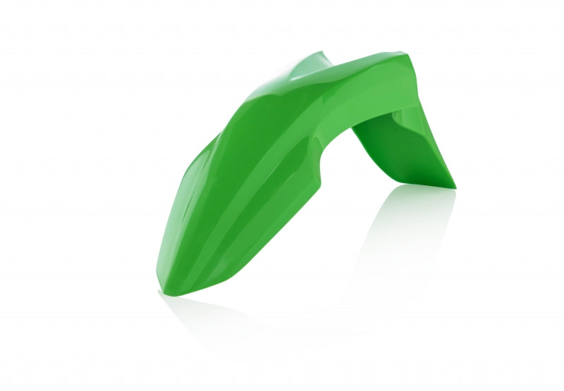 Acerbis 10+ Kawasaki KLX110/110L Front Fender - Green | Dirt Bike Motorcycle Replacement Part for Off-Road & Trail Riding