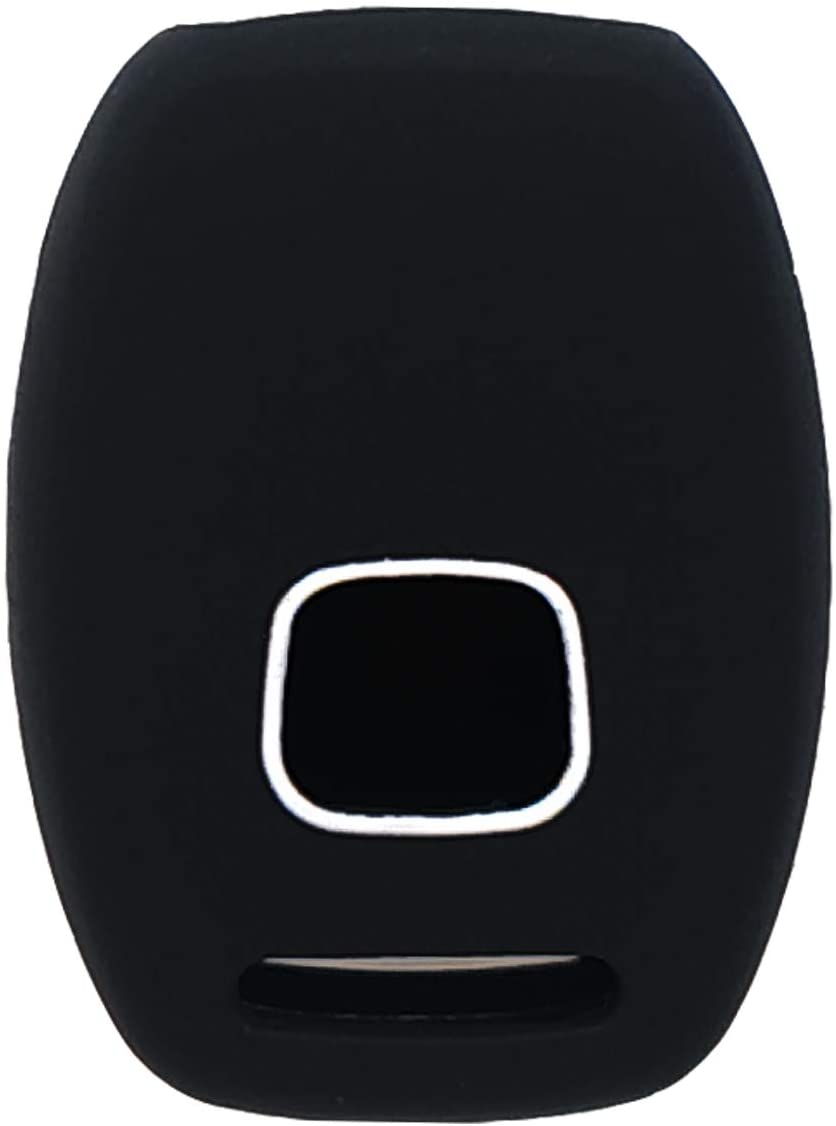 Honda Key Fob Cover 4 Button Silicone Rubber Remote Key Case Protector for Honda Accord Civic CRV Element Pilot - Durable Protection Against Drops & Scratches for Everyday Use