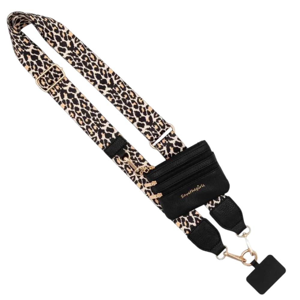 Cliprain Phone Strap with Card Holder - Secure Clip & Go Crossbody Strap for iPhone, Samsung & Smartphones | Hands-Free Convenience for Shopping, Travel & Daily Use