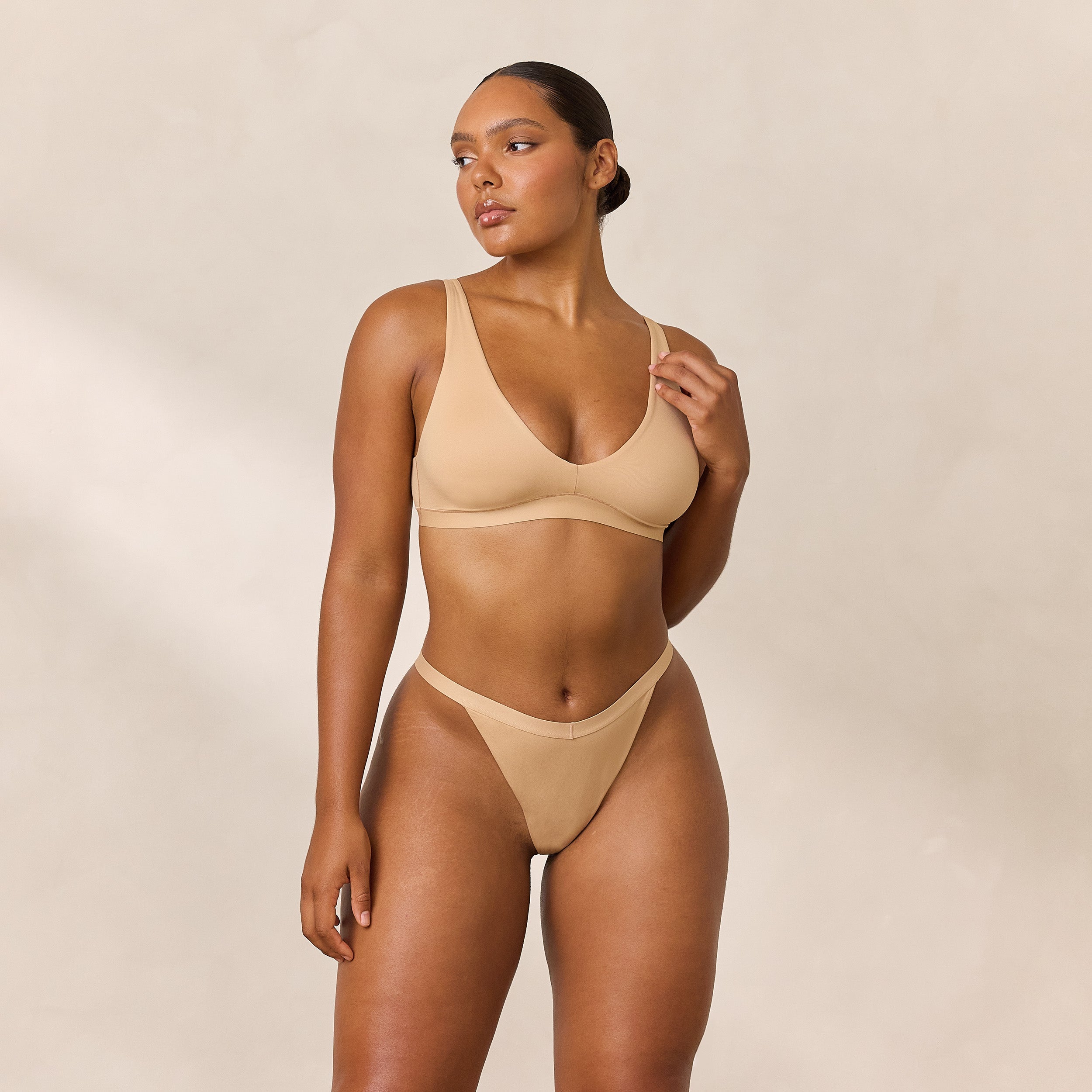 Everyday Comfort Triangle Bra - Wireless Soft Support Bralette for Women - Perfect for Yoga, Lounge & Sleep Wear