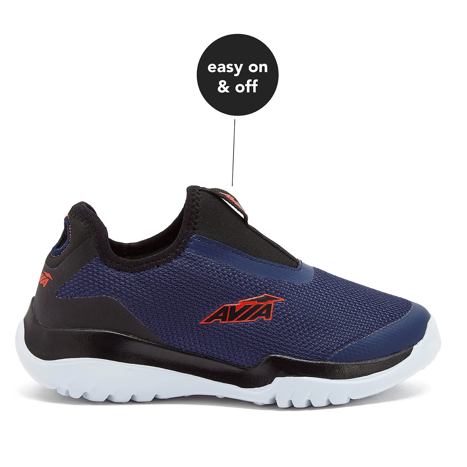 Avia Avi Breeze Slip-On Kids Sneakers - Lightweight No-Lace Athletic Shoes for Boys & Girls (Toddler to Big Kid Sizes 11-6) - Perfect for School, Play & Everyday Comfort
