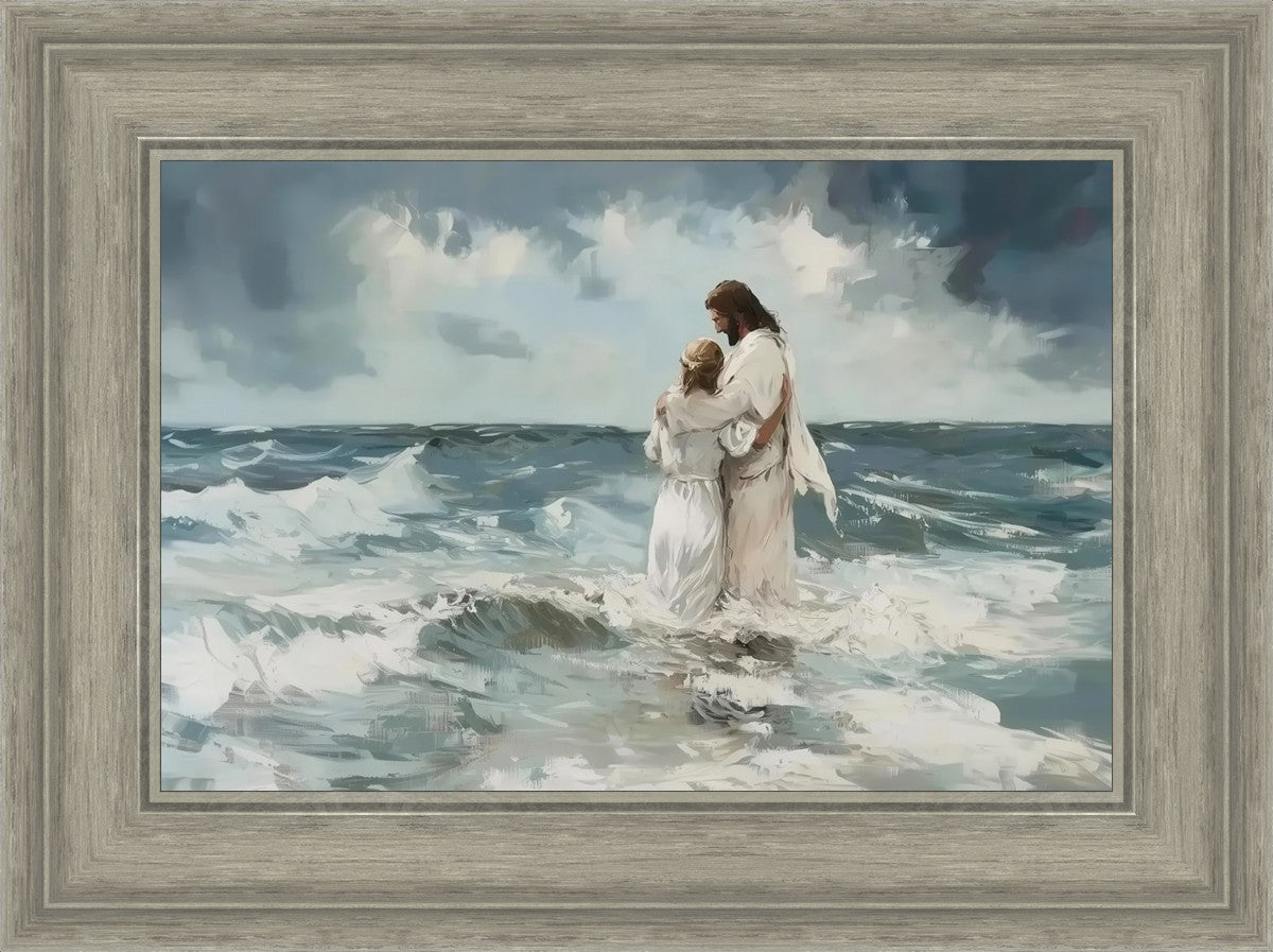 Be Still By Gabriel Heaton - Inspirational Christian Wall Art for Home & Office Decor - Perfect for Living Room, Bedroom, or Gift