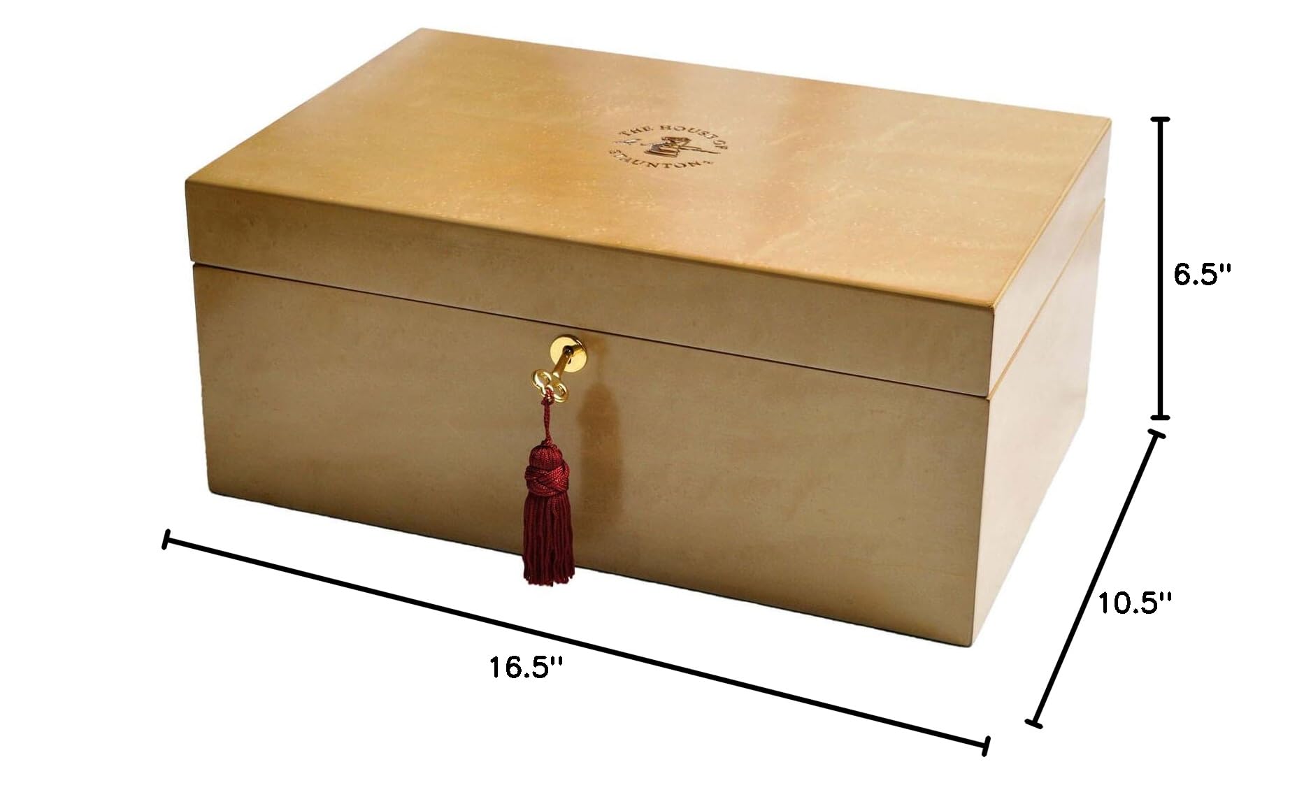 Premium Staunton Chess Set - Luxury Wooden Chess Coffer for Home & Office