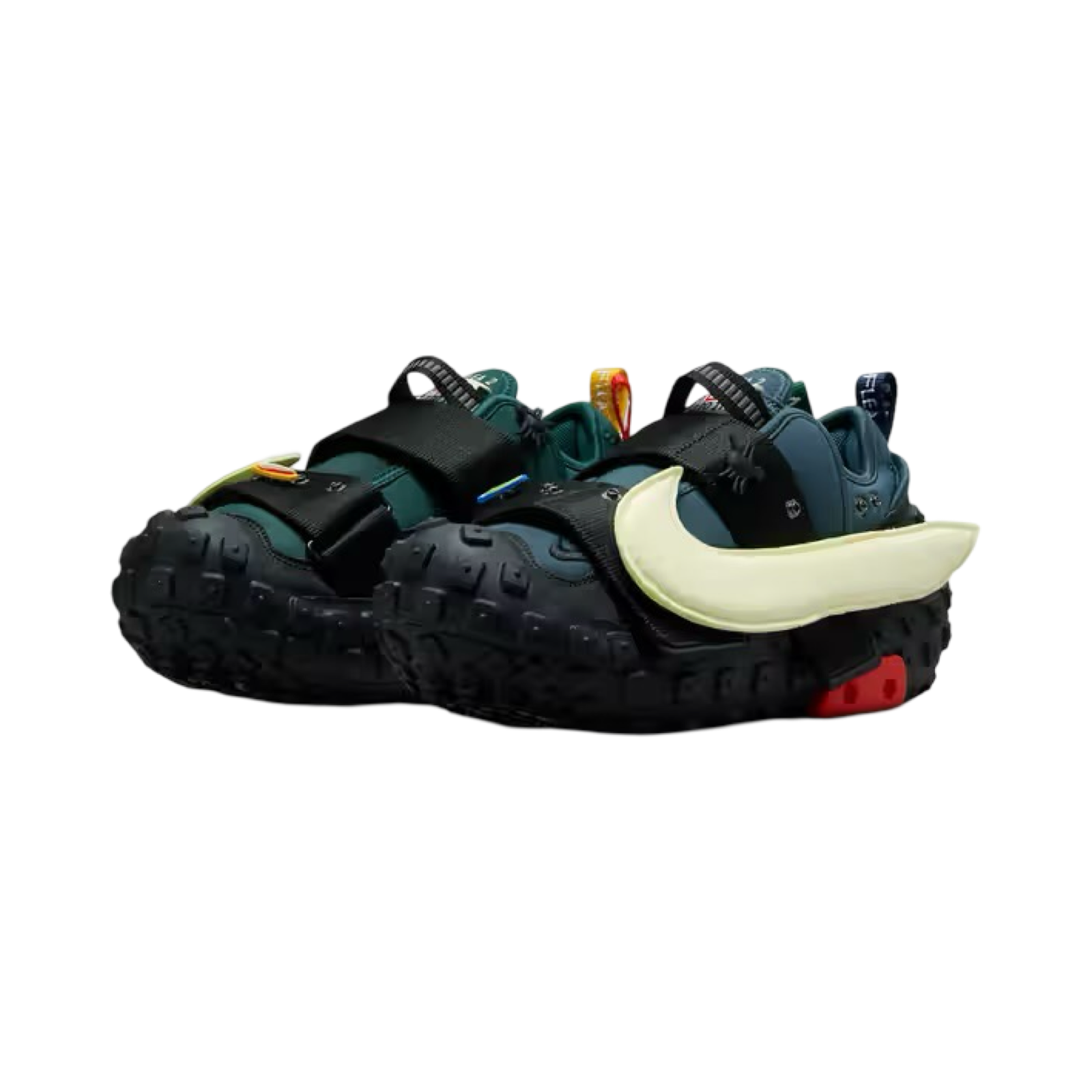 Nike CPFM Air Flea 2 Sneakers in Faded Spruce - Trendy Streetwear Shoes for Men & Women | Perfect for Casual Wear, Gym & Urban Fashion