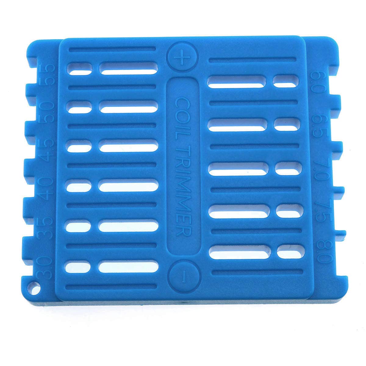 Premium Blue DIY Coil Trimming Cutter - Precision Cutting Tool for Prebuilt Wire Coils & Ruler Trimming | Perfect for Jewelry Making, Craft Projects & Electrical Work