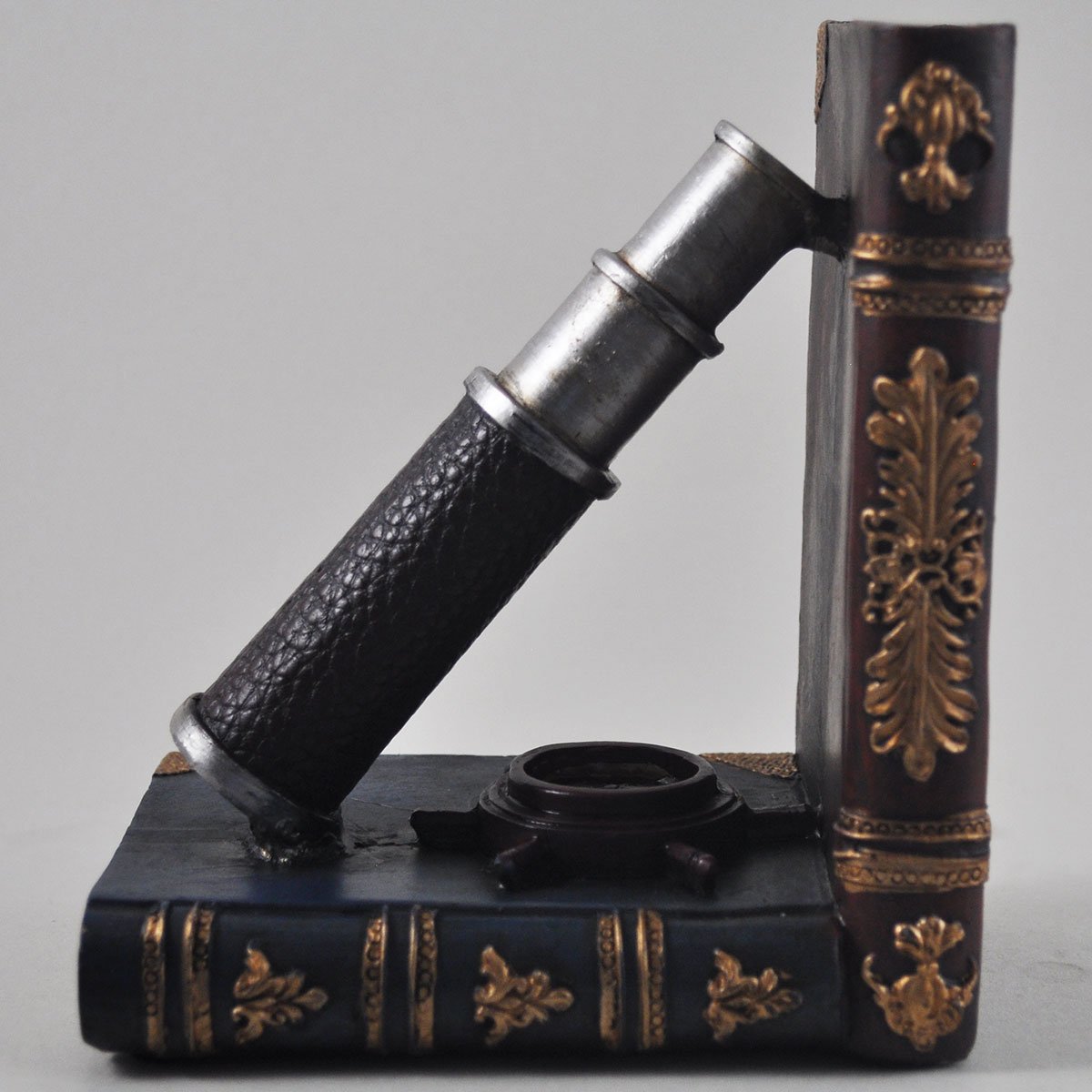 Globe & Telescope Bookend Set - Elegant Office & Study Decor for Book Lovers - Perfect Gift for Teachers, Students & Astronomy Enthusiasts