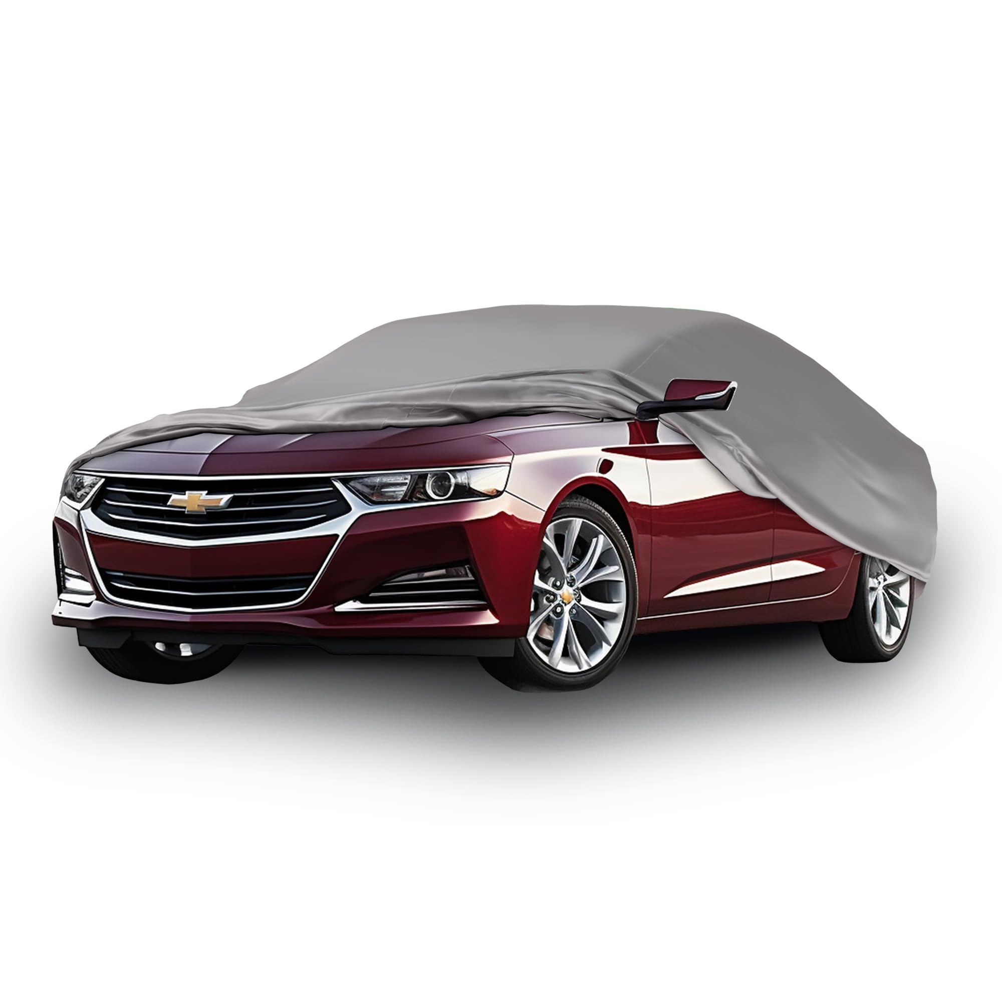 Weatherproof Car Cover for Chevrolet Impala 1994-1996 - Outdoor Waterproof Vehicle Protection with Anti-Theft Cable Lock | Durable All-Season Car Accessories for Snow, Rain, Sun & Dust Protection
