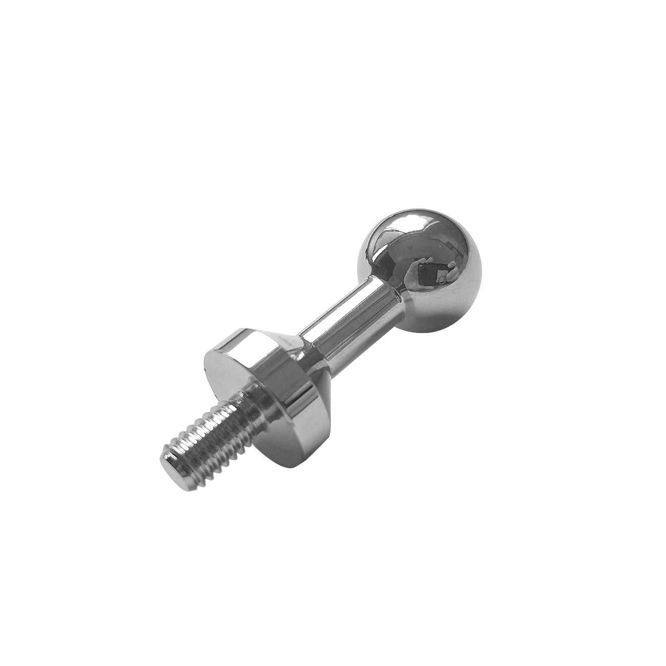 Motorcycle Flag Pole Topper Screw (1 Pair, Silver) - for Bike Flags & Accessories