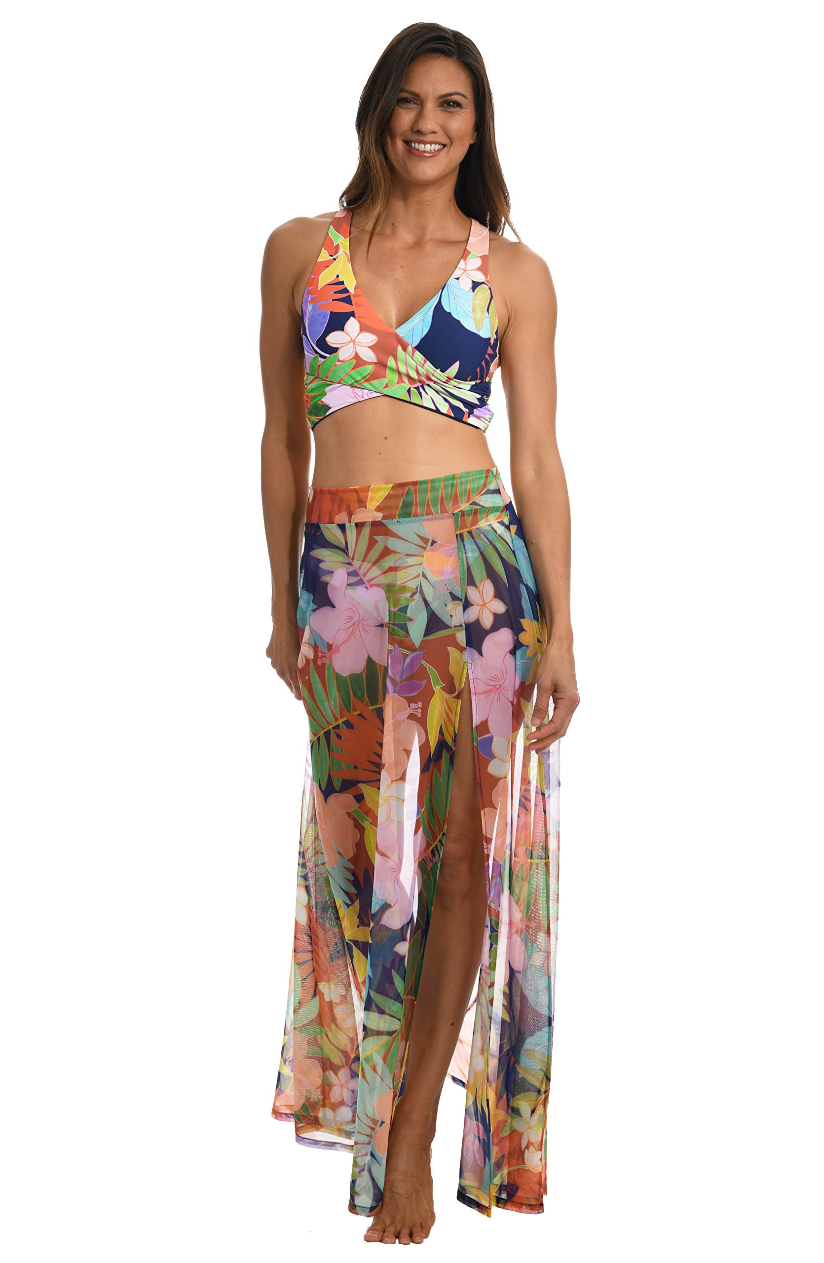 Citrus Women's Maxi Dress Swimsuit Cover Up - Lightweight Beach Coverup for Pool, Vacation & Summer Outfits