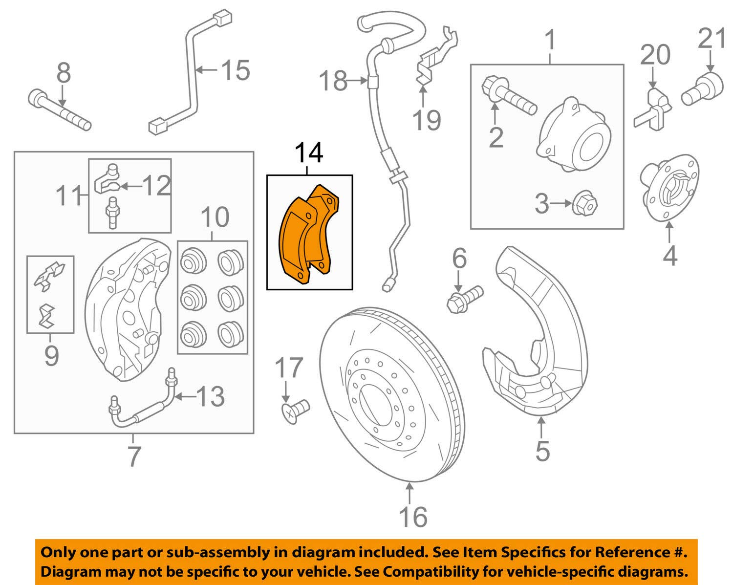 Porsche 958 351 939 30 Brake Pads - Premium Disc Brake Pads for Porsche Cayenne & Macan - High Performance Braking for Daily Driving & Off-Road Adventures