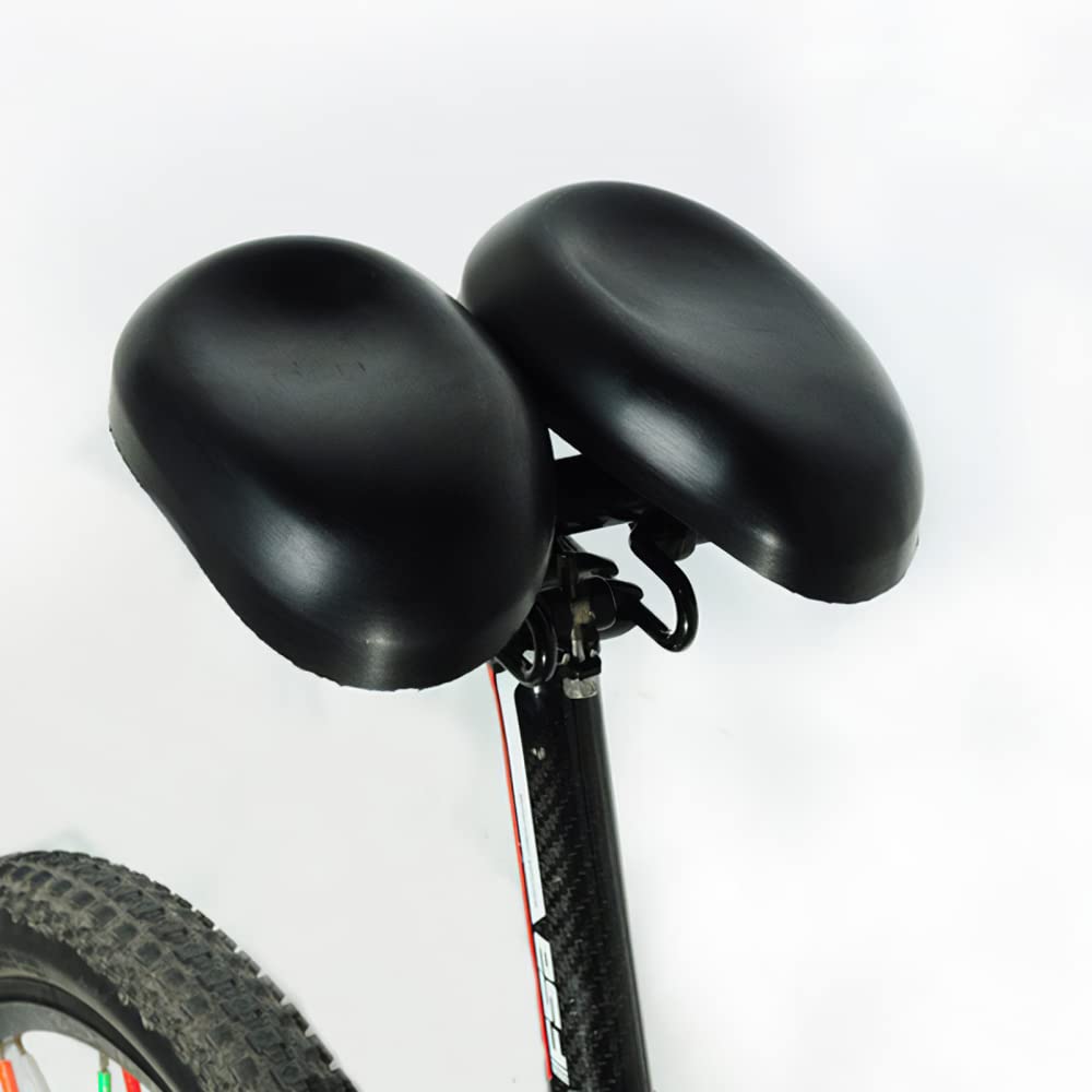Comfortable Noseless Bike Seat - Adjustable & Elastic Bicycle Saddle for Outdoor Cycling, Commuting & Exercise - Multi-Function Bike Pad for Men & Women