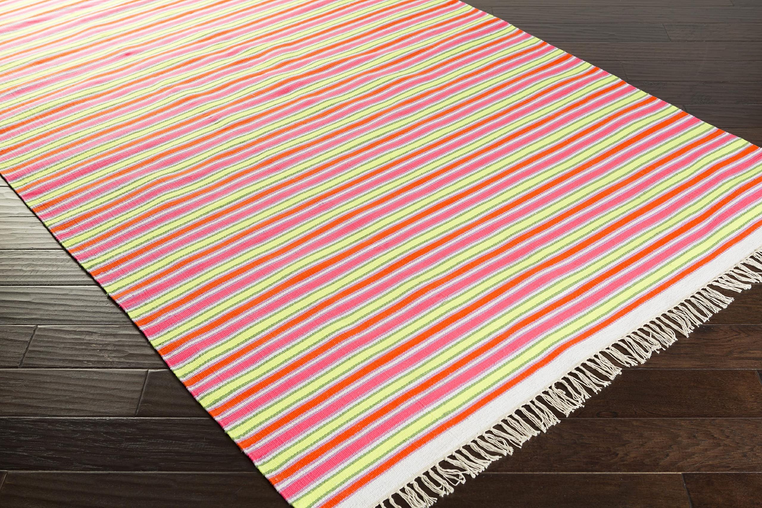 Mark&Day 5x8 Triana Modern Hot Pink Area Rug - Soft Pink Orange Ivory Carpet for Living Room, Bedroom, Kitchen - Non-Slip Floor Mat for Home Decor & Office (5' x 8') | Perfect for Boho Chic Style & Cozy Spaces