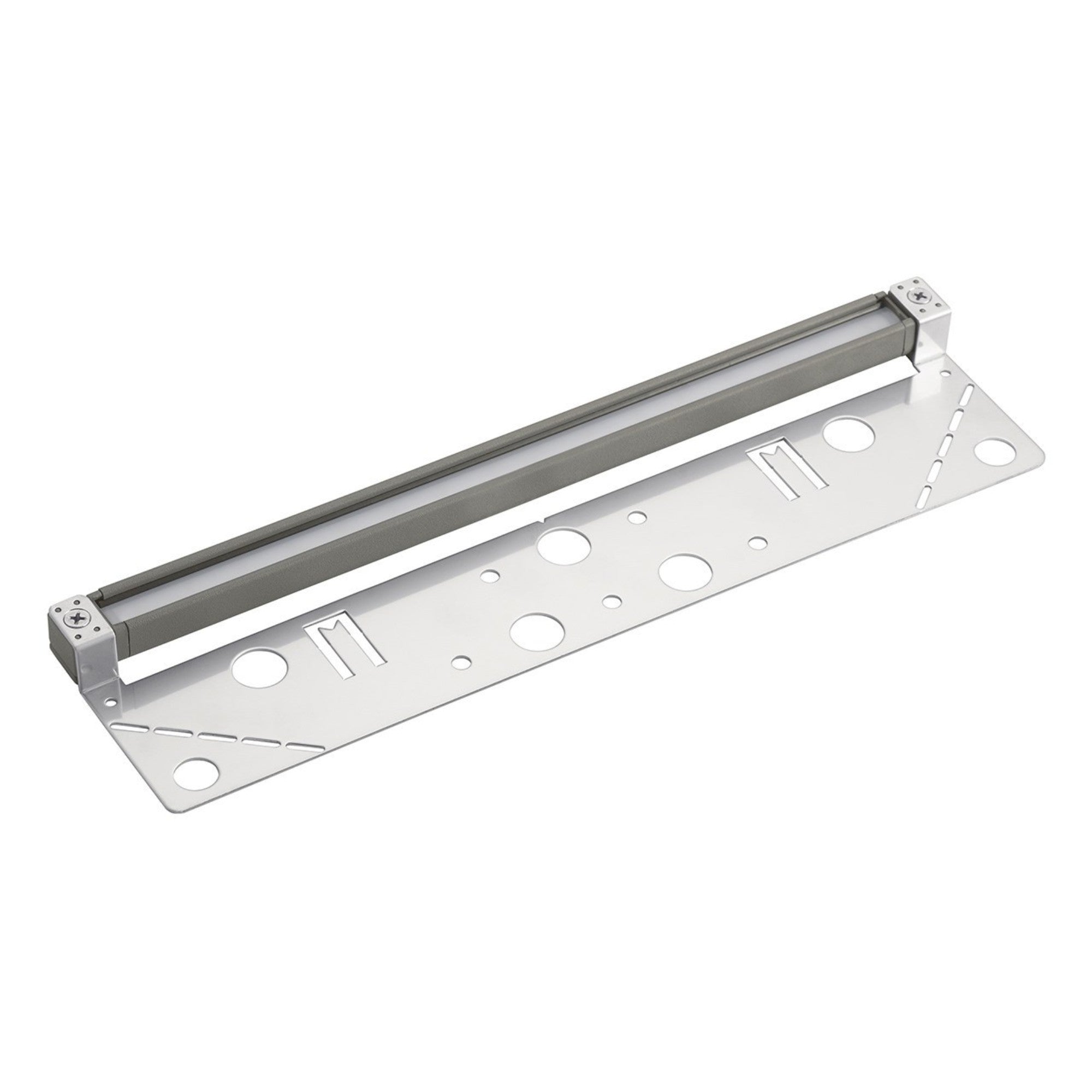 12V LED Hardscape Light - 12 Pack, 3000K Warm White, Dimmable, Gray Aluminum Housing - Perfect for Pathway, Garden, and Landscape Lighting
