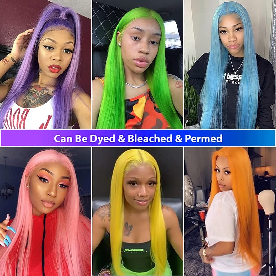 Kelissa 613 Blonde Human Hair Lace Front Wig - Brazilian Straight 22 Inch HD Lace Frontal with Pre-Plucked Hairline & Baby Hair | 150% Density for Black Women | Perfect for Daily Wear, Cosplay & Special Occasions