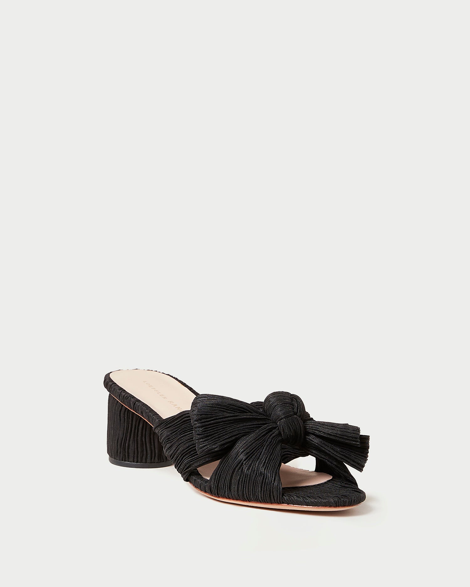 Emilia Pleated Bow Heel - Elegant Women's Dress Shoes for Weddings, Parties & Special Occasions