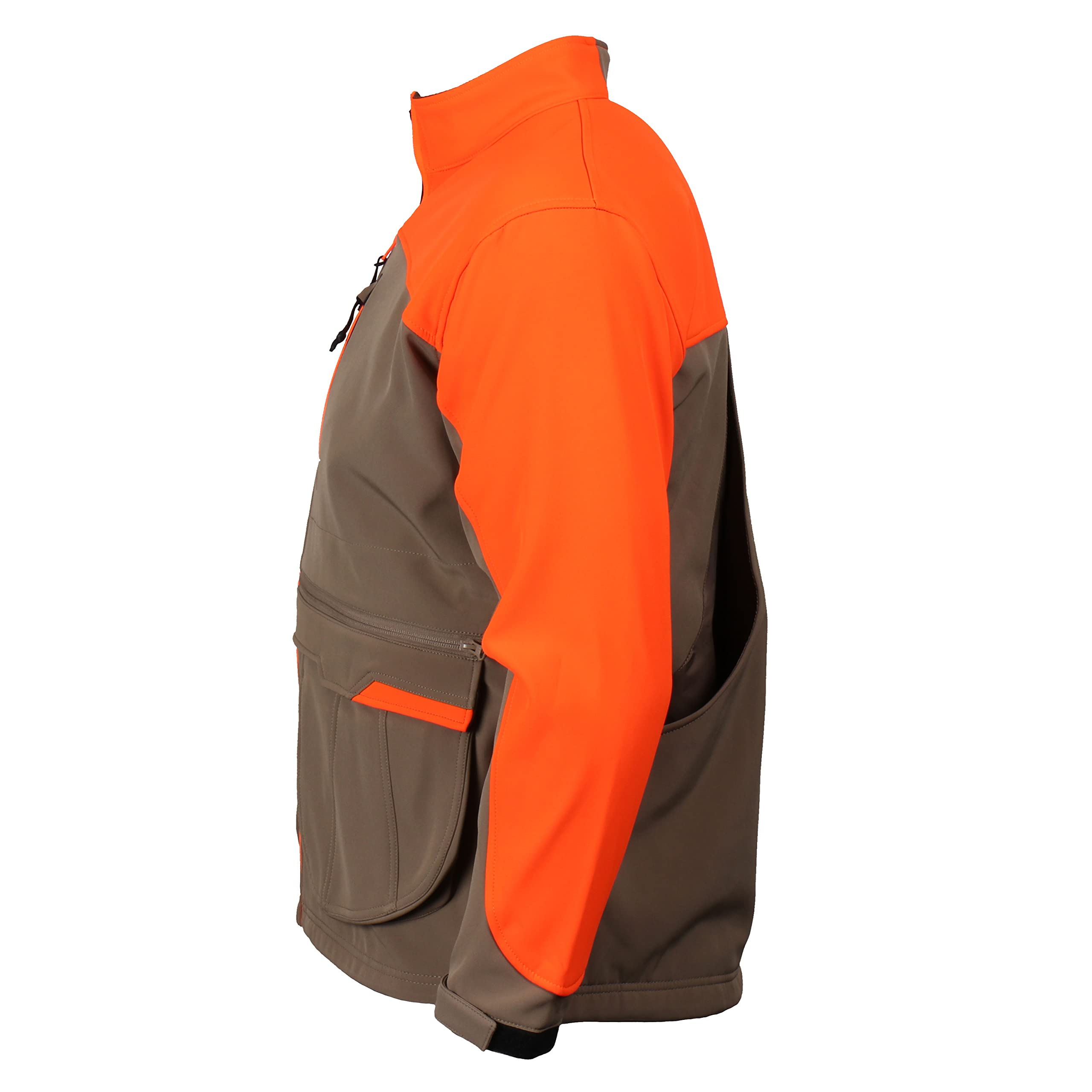 Gamehide Fenceline Windproof Upland Hunting Jacket with Game Bag - Water-Resistant Pheasant Hunting Coat for Men | Ideal for Field Hunting, Bird Shooting & Outdoor Adventures