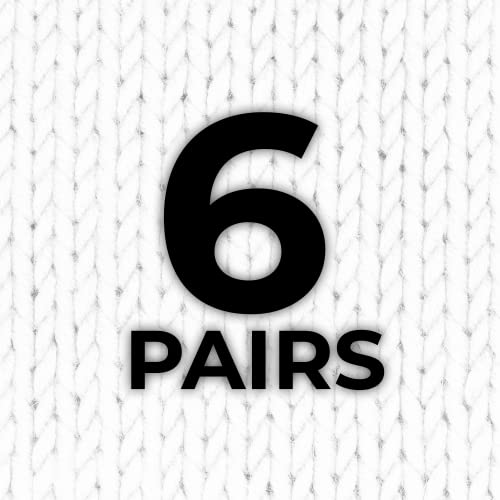 White - 6 Pairs