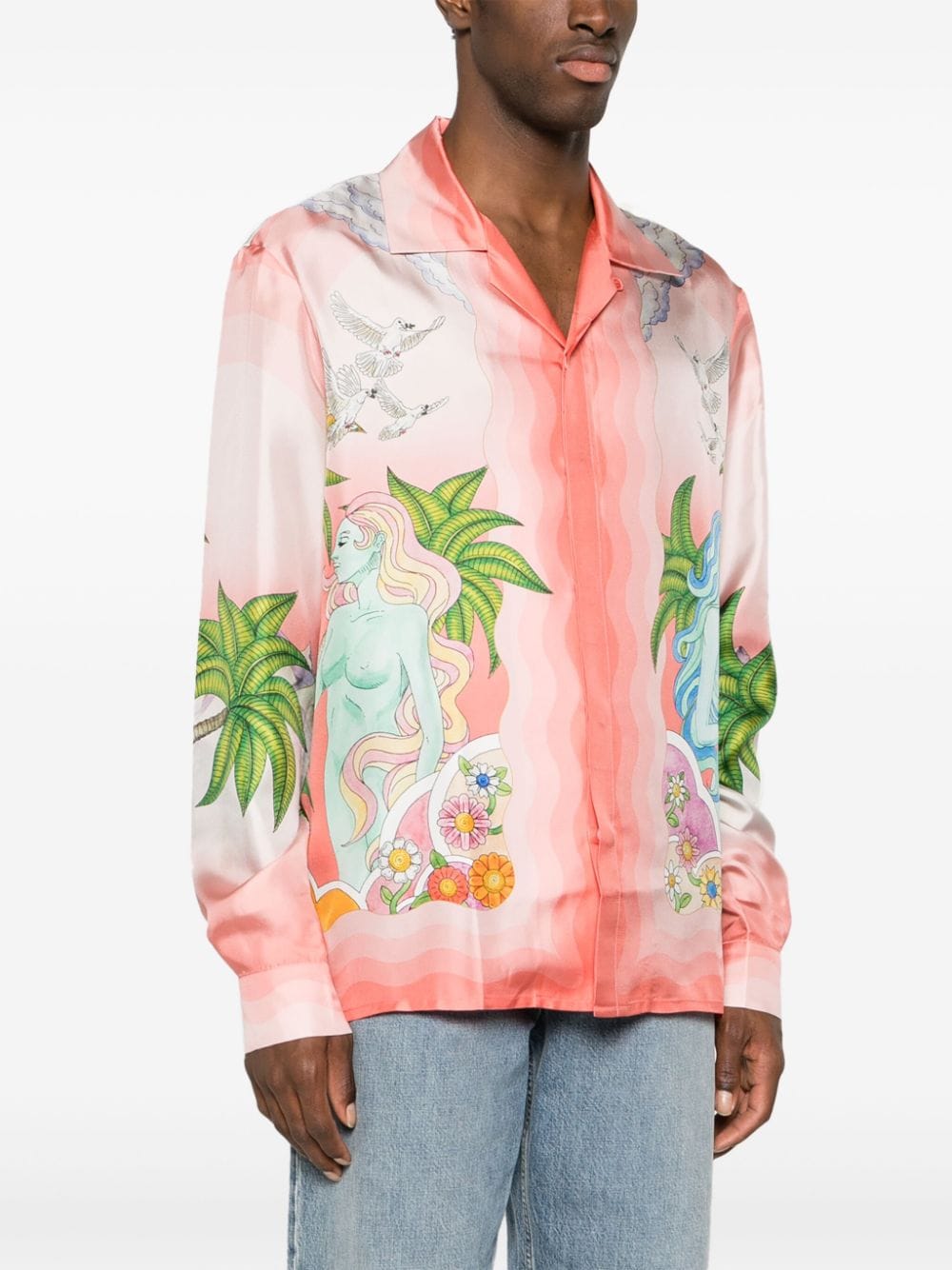 Casablanca Shirts for Men - Stylish Multi-Color Button Down Shirts for Casual & Business Wear - Perfect for Office, Date Night & Vacation Outfits