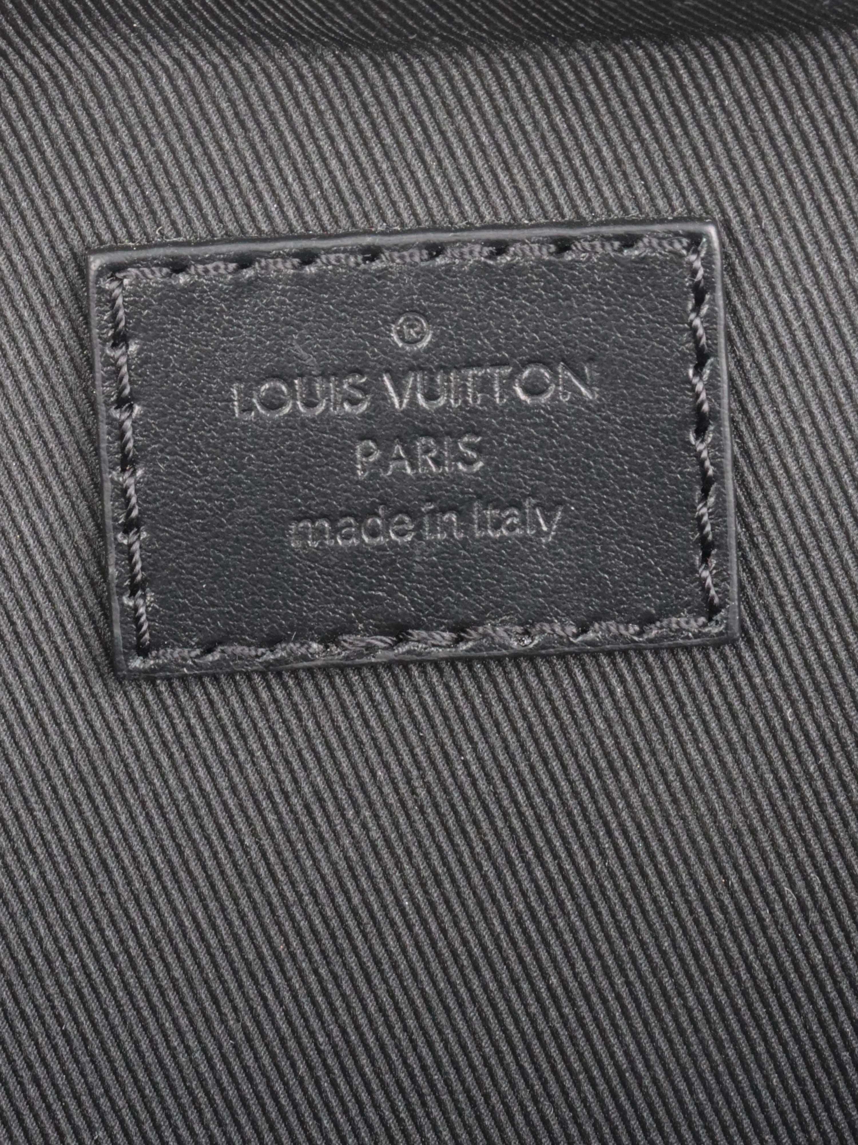 Louis Vuitton Black Leather Soft Trunk Bag with Handle - Stylish Crossbody Purse for Women, Perfect for Travel, Work & Everyday Use