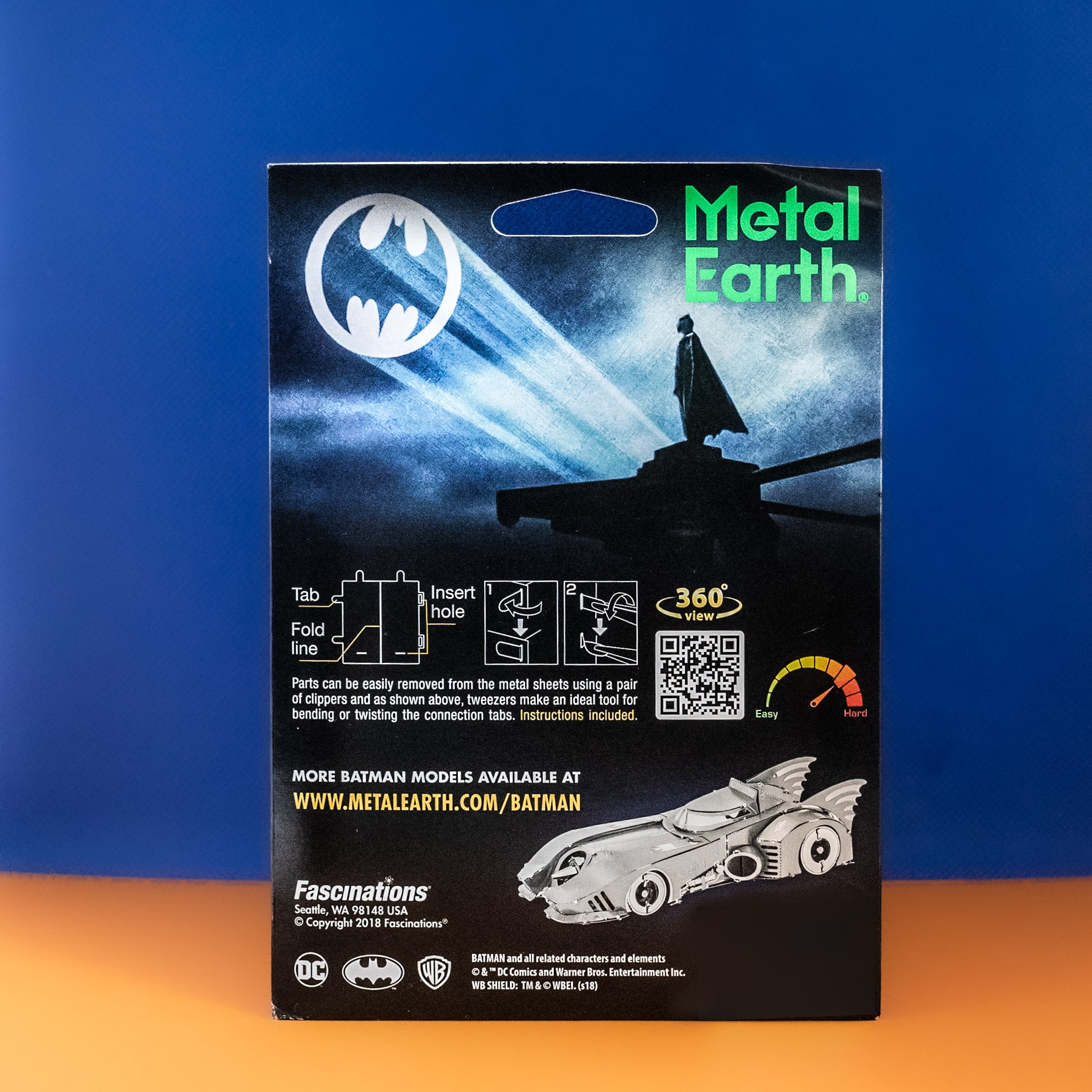 Batmobile Model Kit - DIY Batman Car Building Set for Collectors & Hobbyists - Perfect for Display, Gifts & Cosplay Props