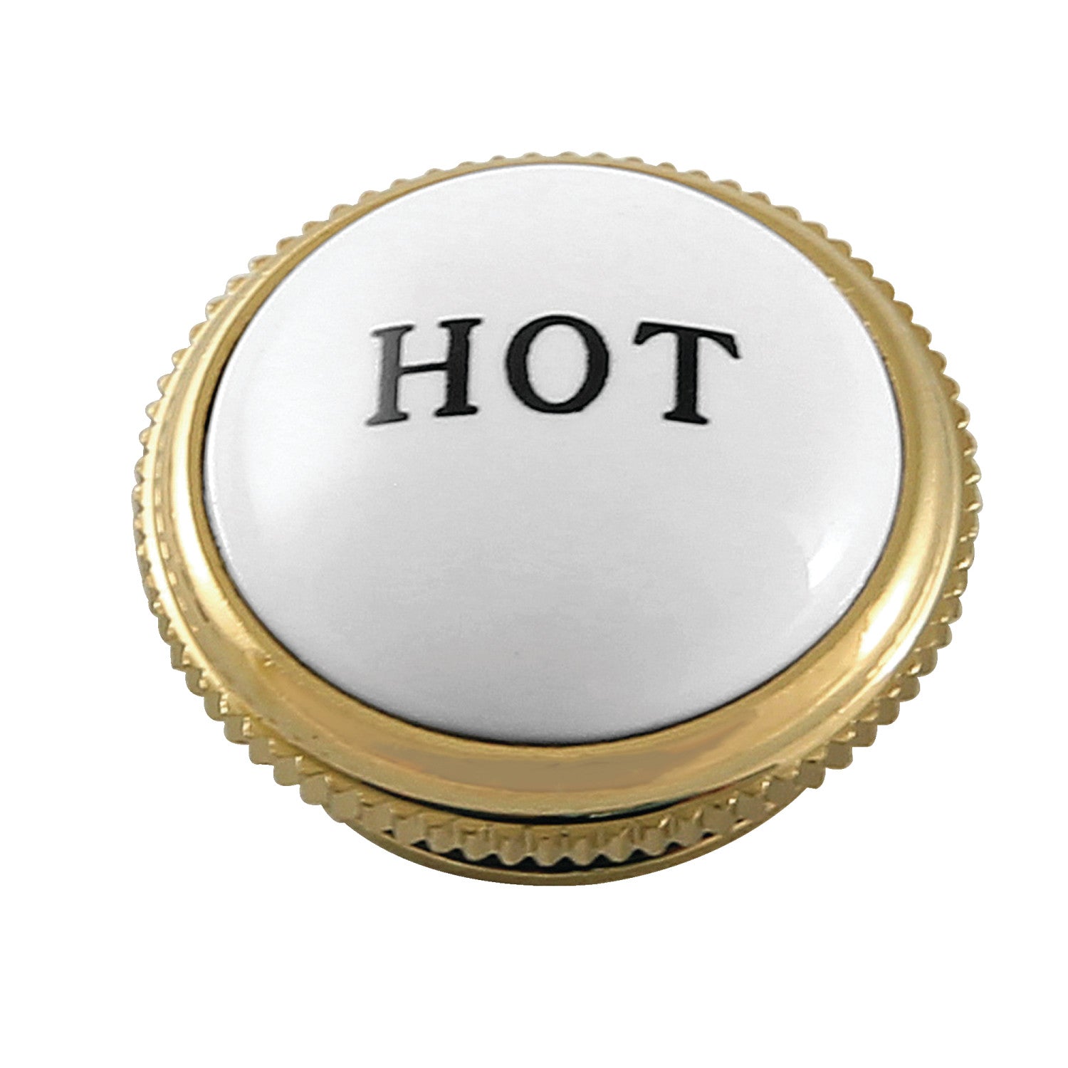 AEHIMX2H Hot Handle Index Button - Polished Brass Cabinet Hardware for Kitchen & Bathroom Drawers | Durable & Stylish Upgrade