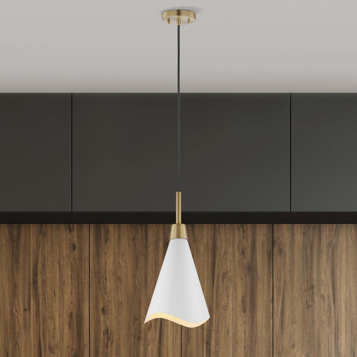 Nuvo Tango Mid-Century Modern 1-Light Small Pendant - 16