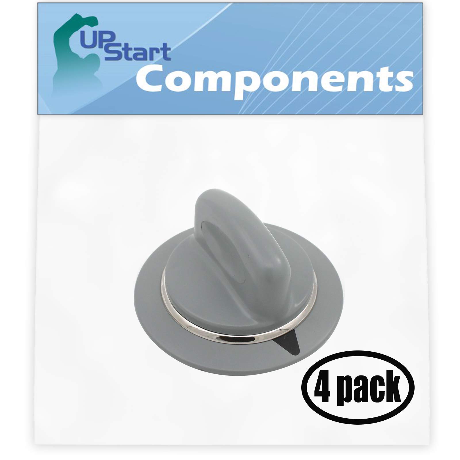 4 Pack Replacement Dryer Timer Knob WE1M964 Compatible with GE GTDX300EM2WS Dryer - Perfect for DIY Repair & Appliance Maintenance