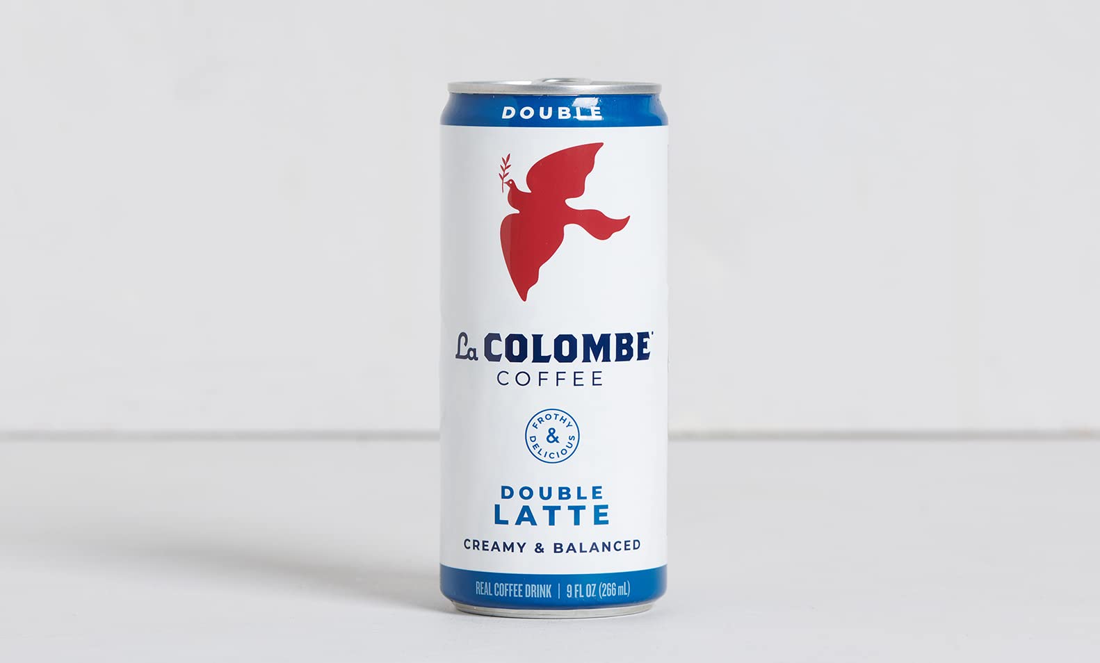 La Colombe Double Shot Draft Latte - 9 Fl Oz, 16 Pack - Cold-Pressed Espresso & Frothed Milk - Real Ingredients - Ready-to-Drink Coffee for Office, Travel & Quick Breakfast